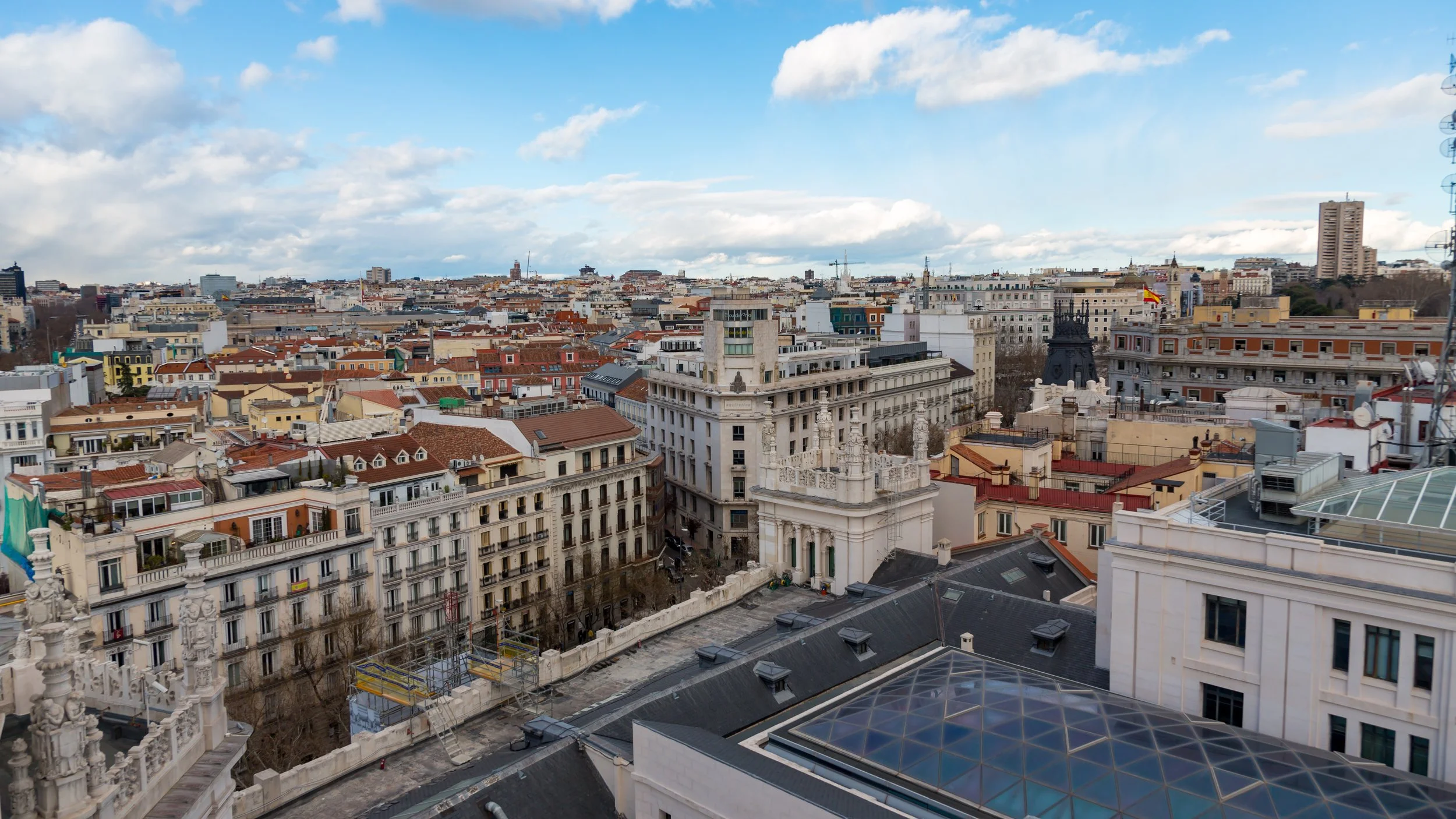 View from the tower of the Palacio de Comunicaciones