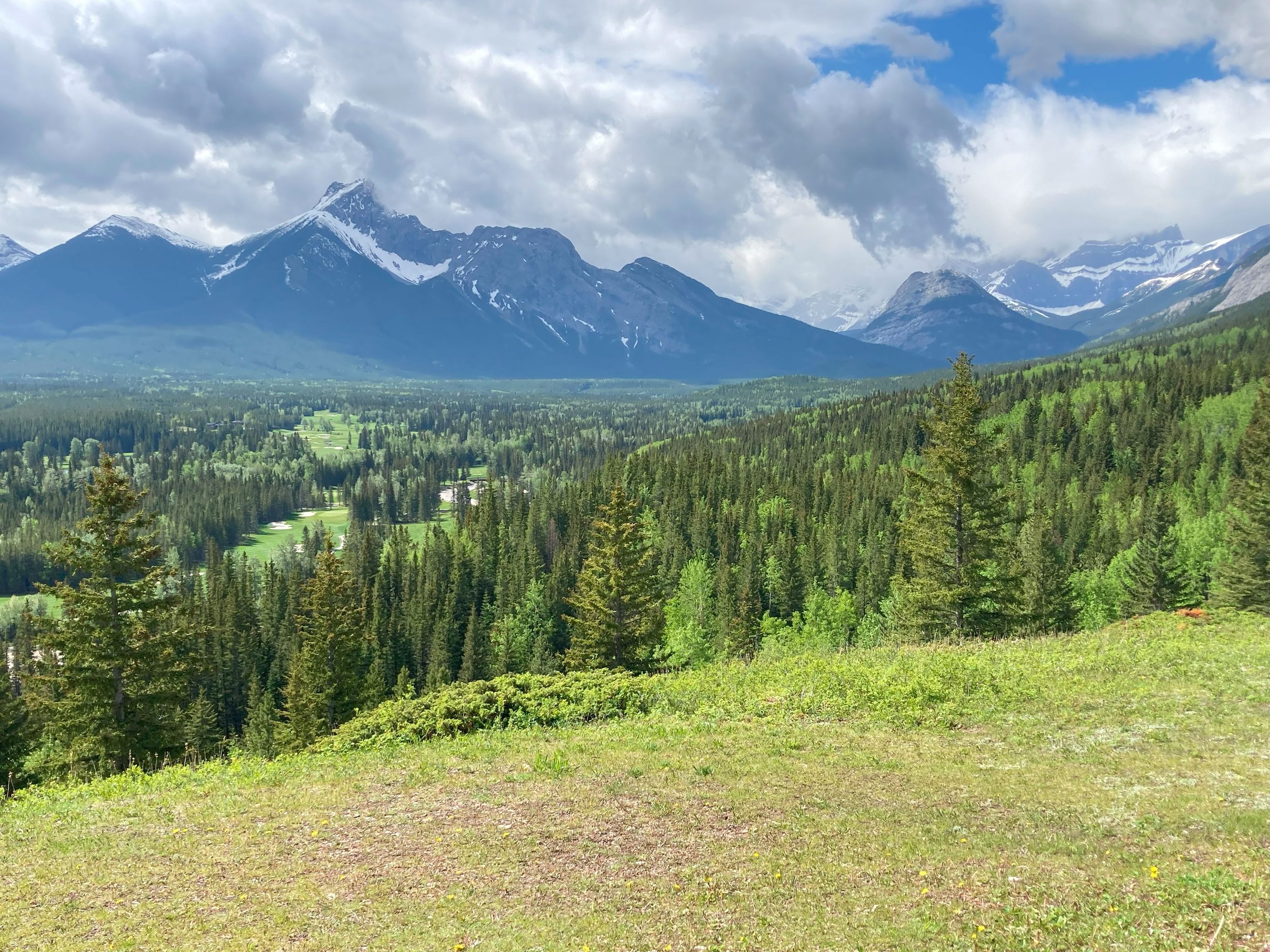  Panoramic view from Kananaskis Village 