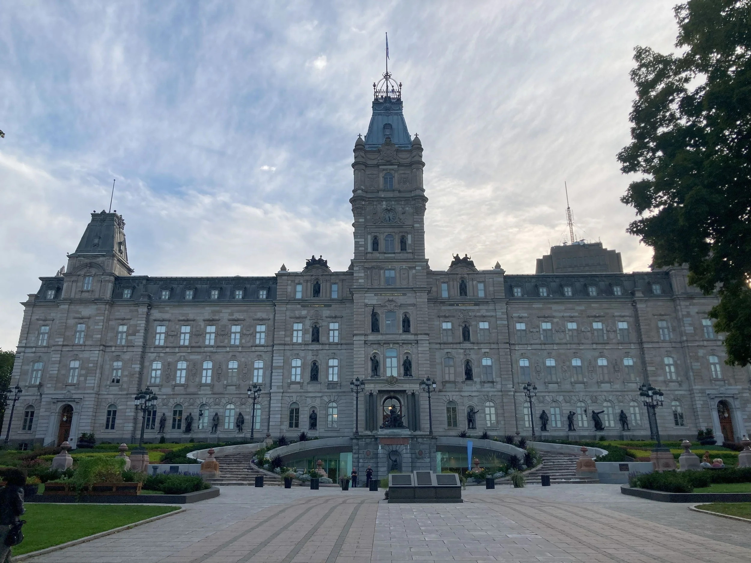  Now back in Quebec City, National Assembly of Quebec 
