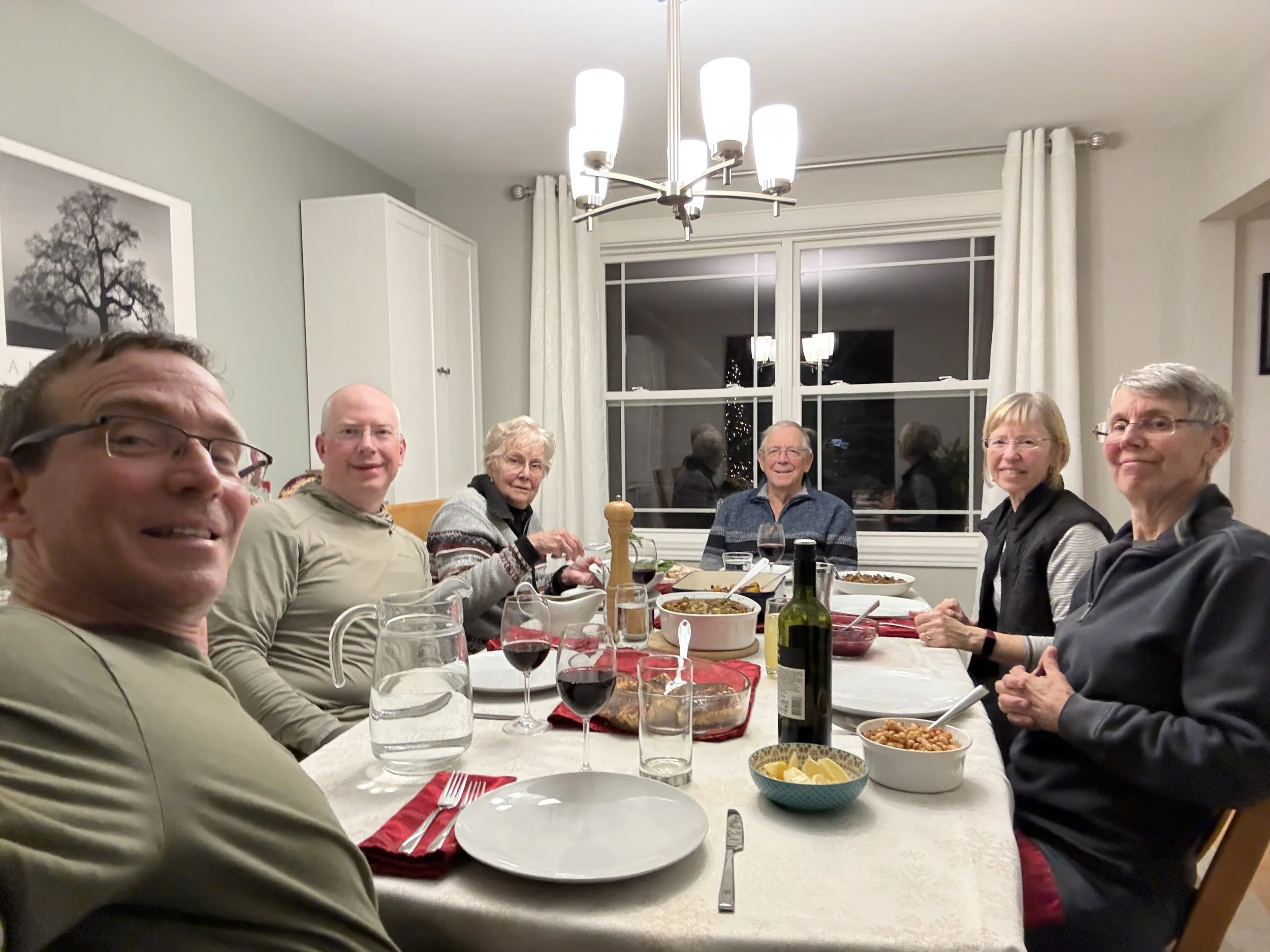  Christmas dinner selfie 