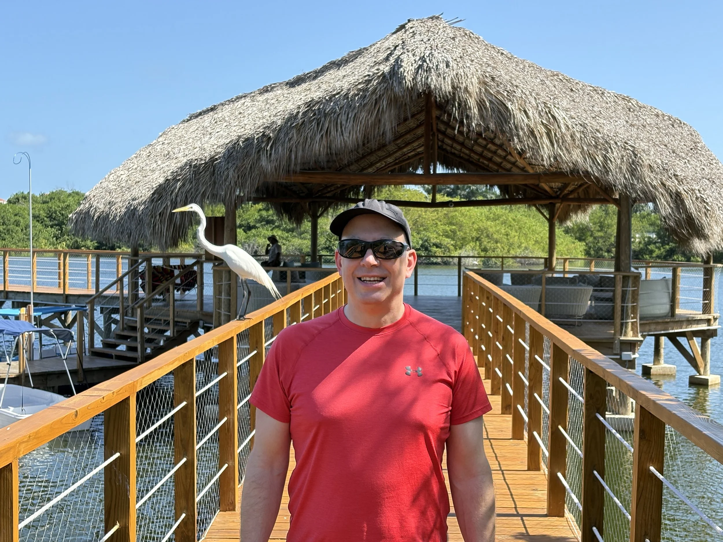  This egret was less shy and not at all scared by Tom’s presence 