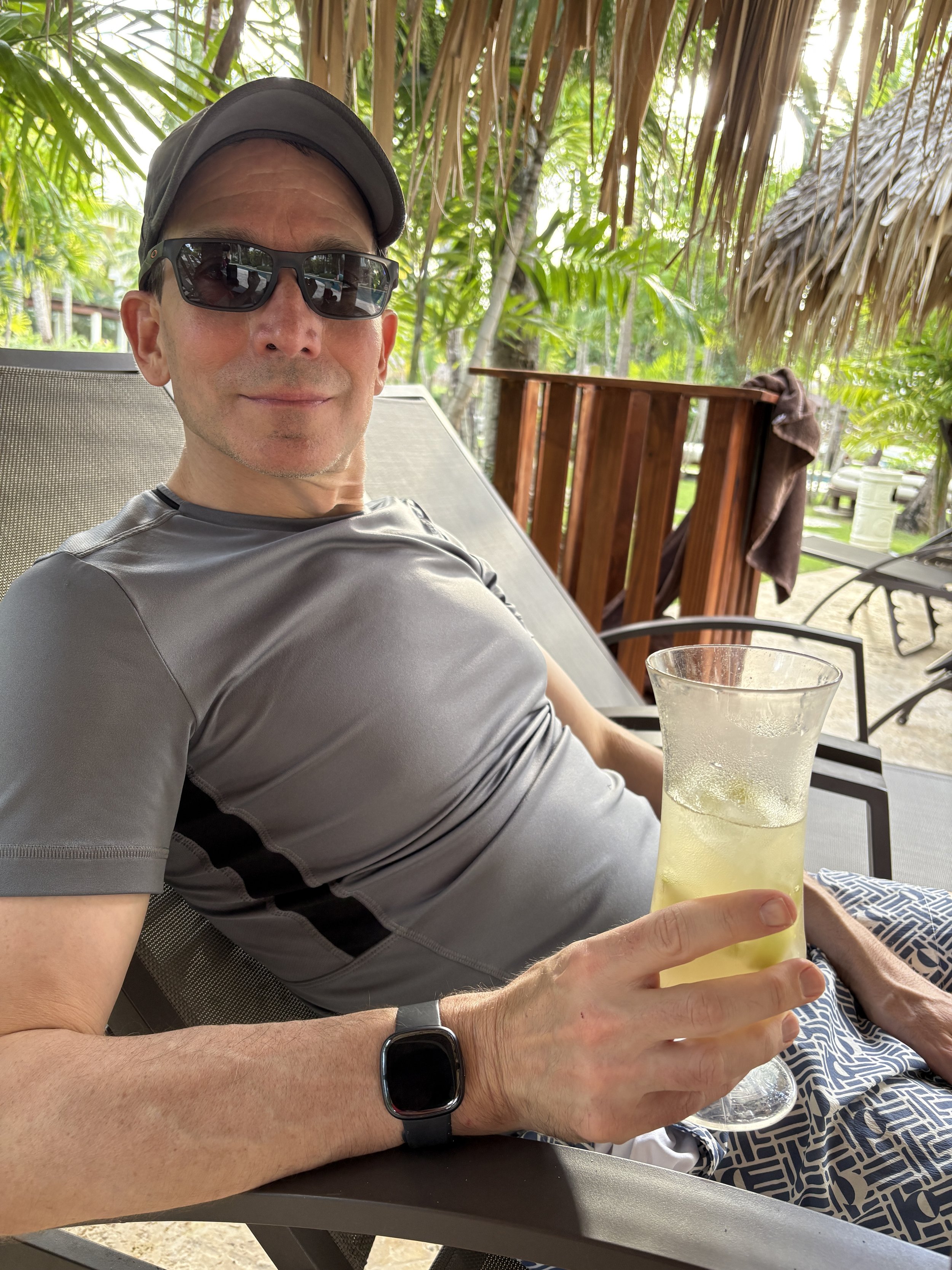  Back at the resort I enjoyed a caipirinha.  Although it’s a Brazilian cocktail, they did an excellent job 