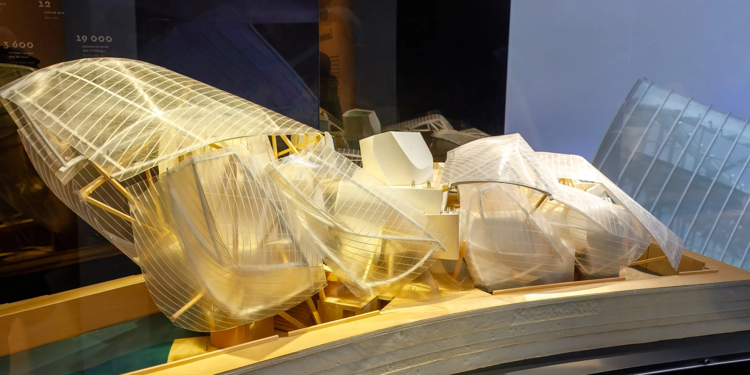  This scale model helps put all of the building layers in context 