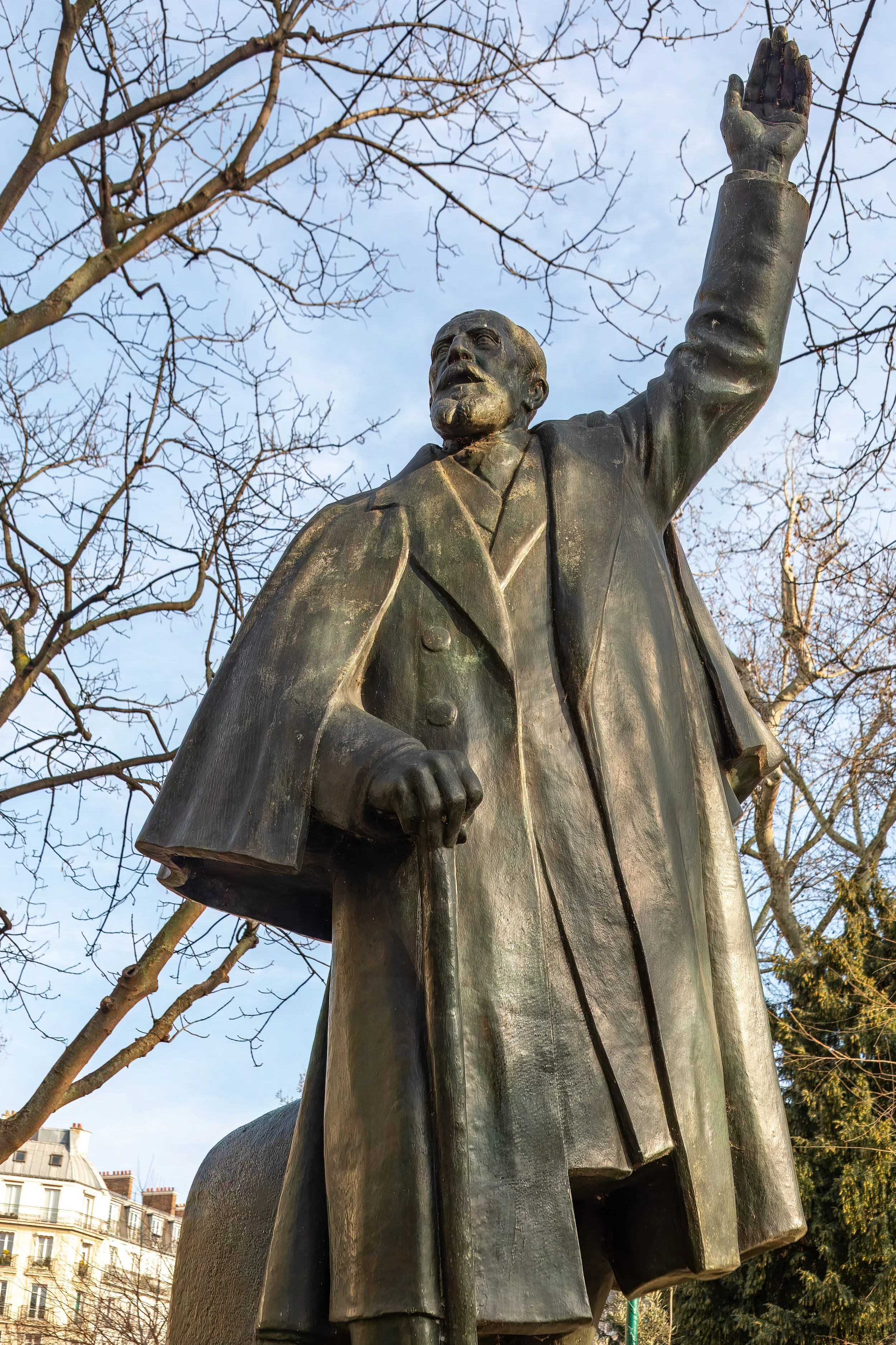  Statue of Paul Deroulede (19th Century Poet and Novelist) in Square Marcel Pagnol 