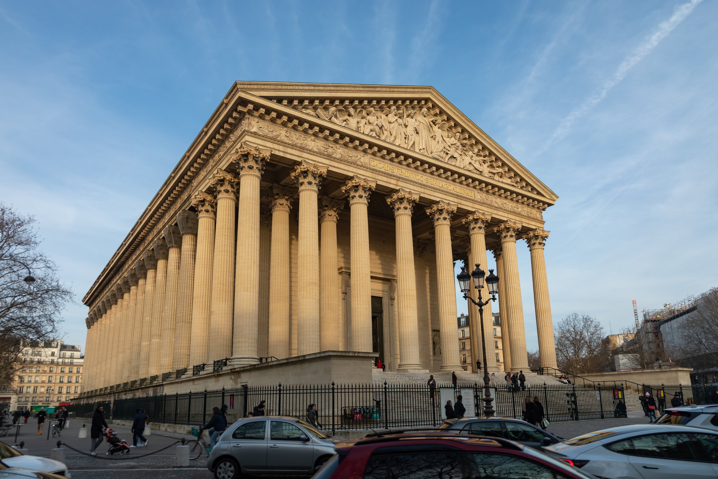  Madeleine Cathedral (1842) centres the square 