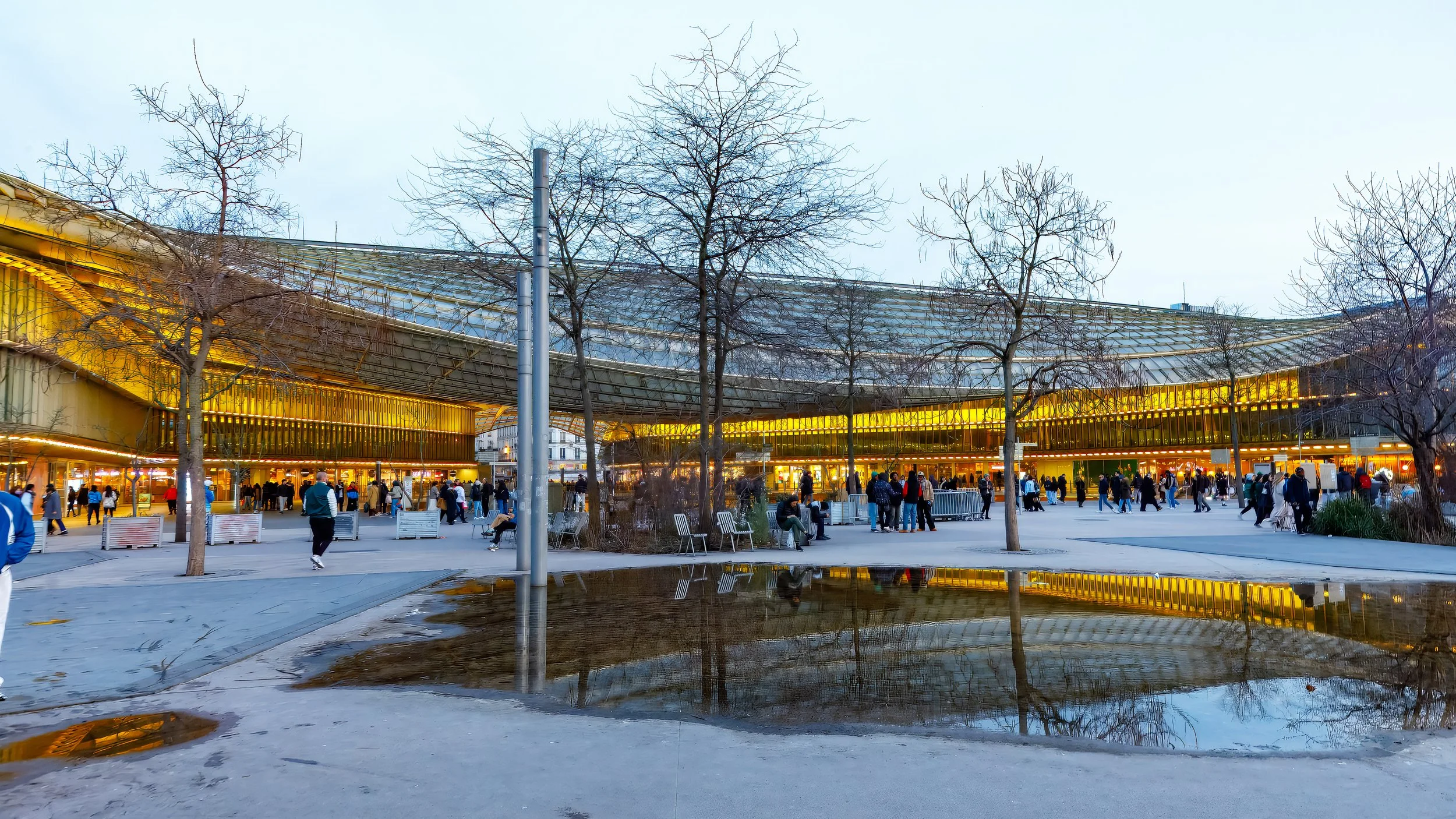  Looking back on the massive Forum des Halles 