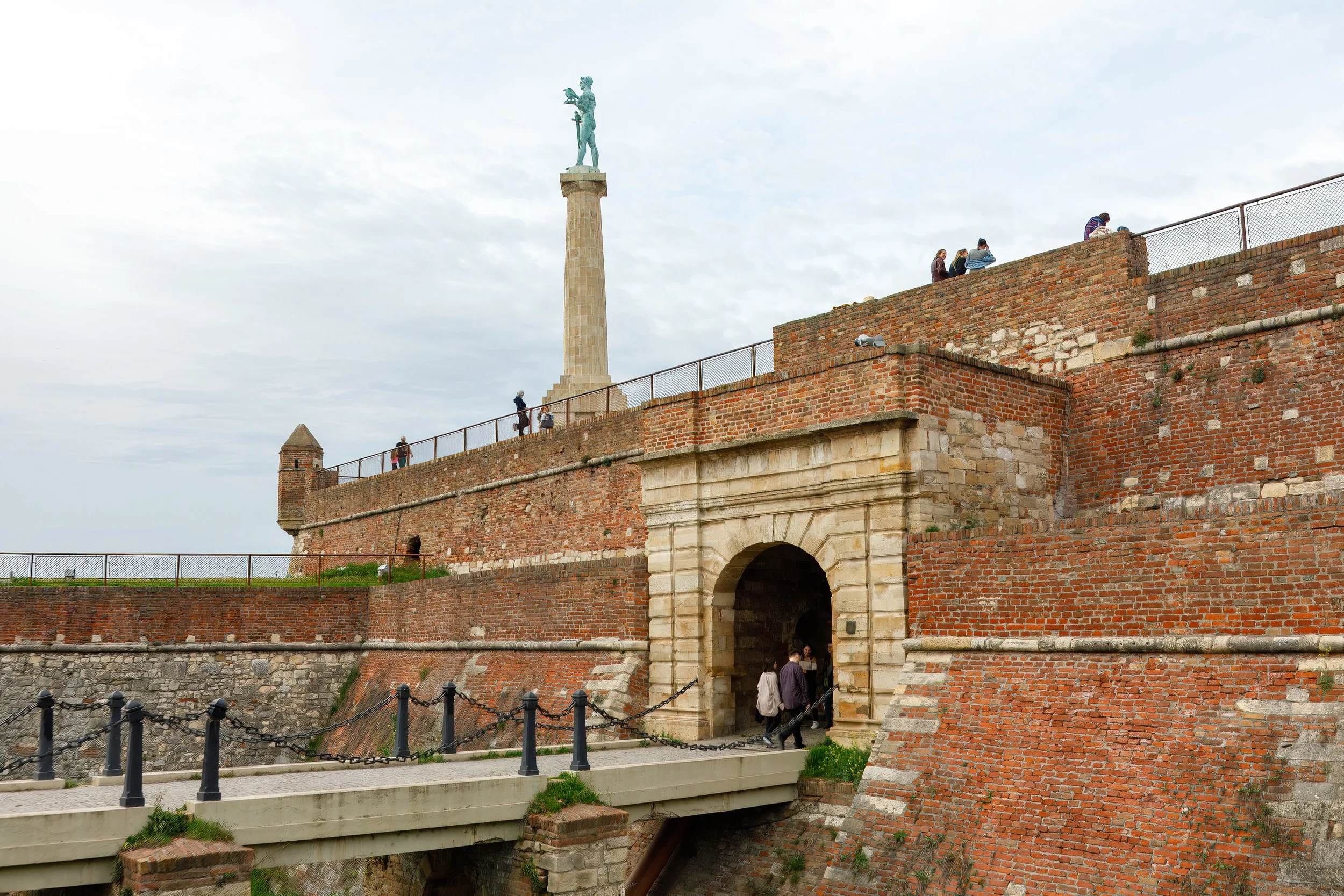  One the gates entering Belgrade Fort 