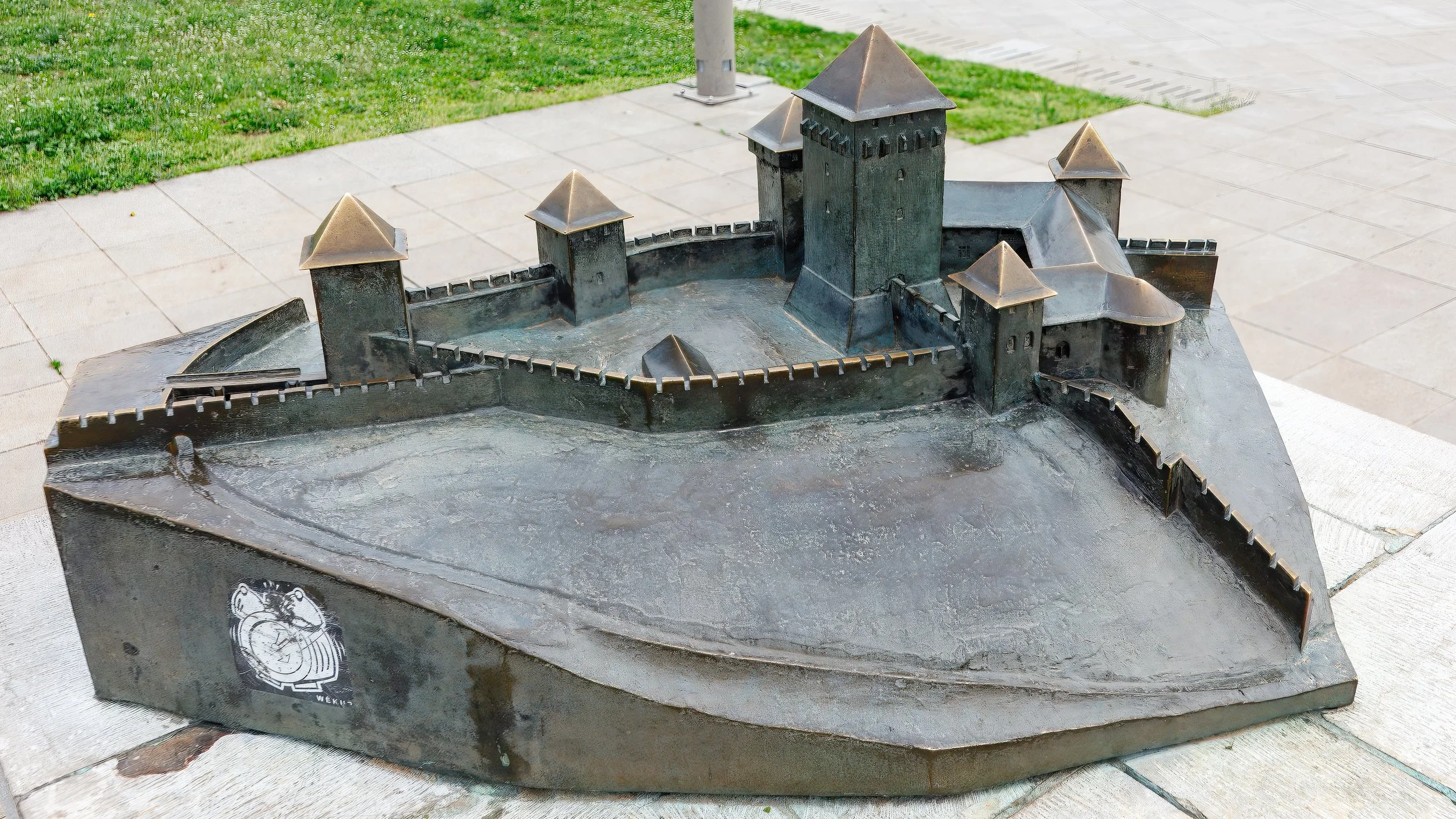  Scale model of the fortification 