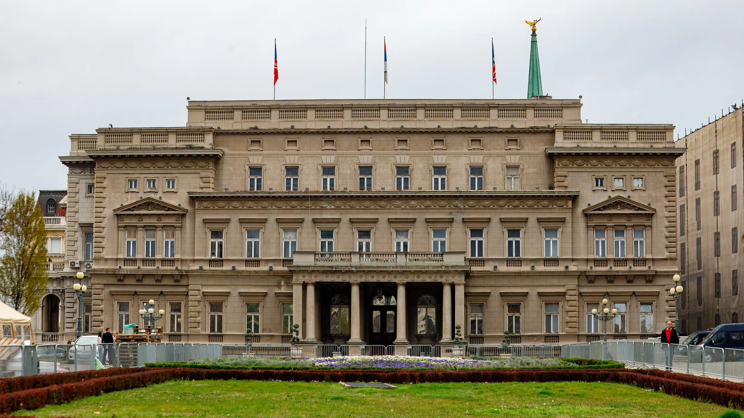  Stari Dvor&nbsp;("Old Palace", 1942), formally Royal Residence of the Serbian Royal Family, is now the&nbsp; city hall &nbsp;of&nbsp; Belgrade  