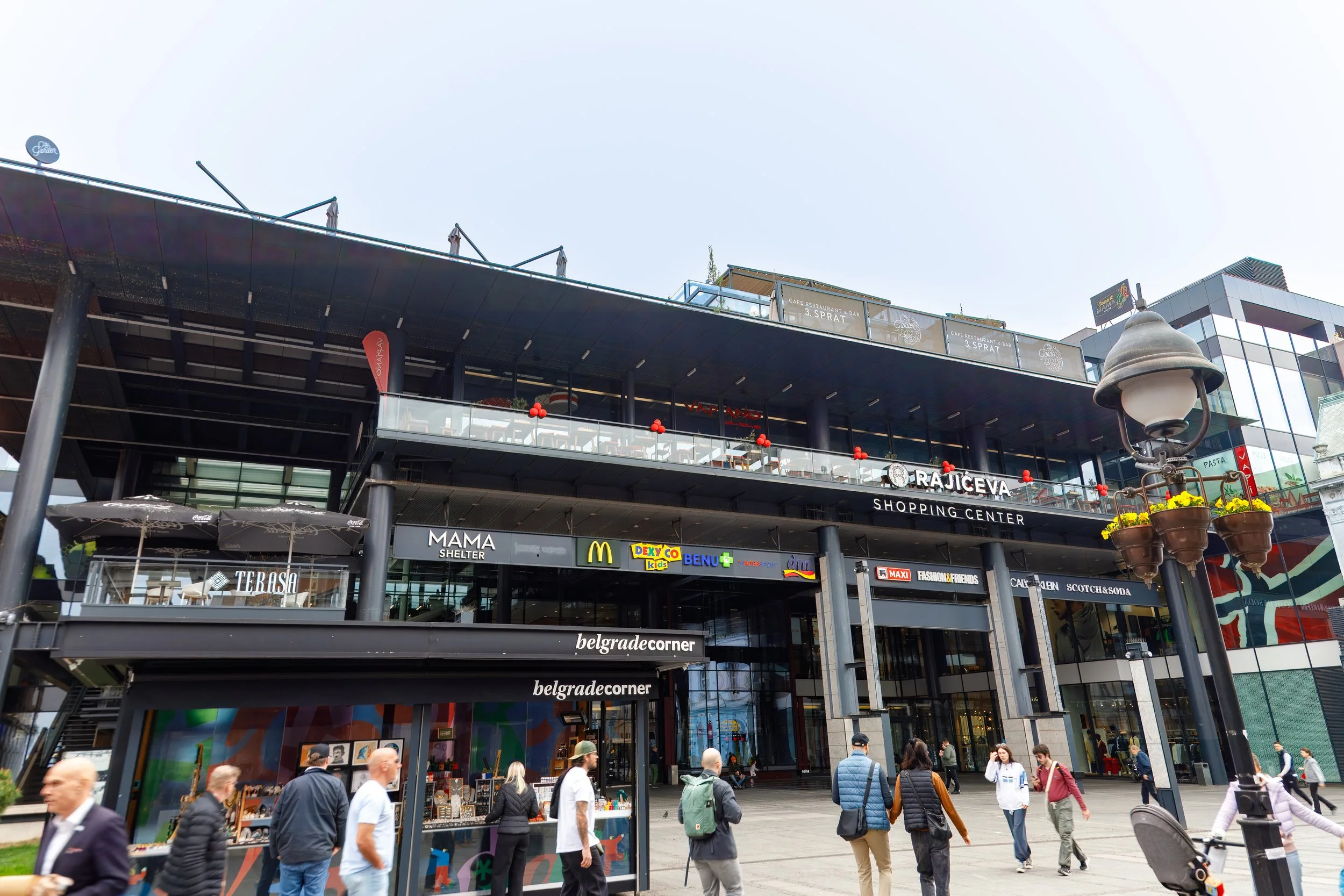  Rajiceva Shopping Centre on a busy Sunday morning 