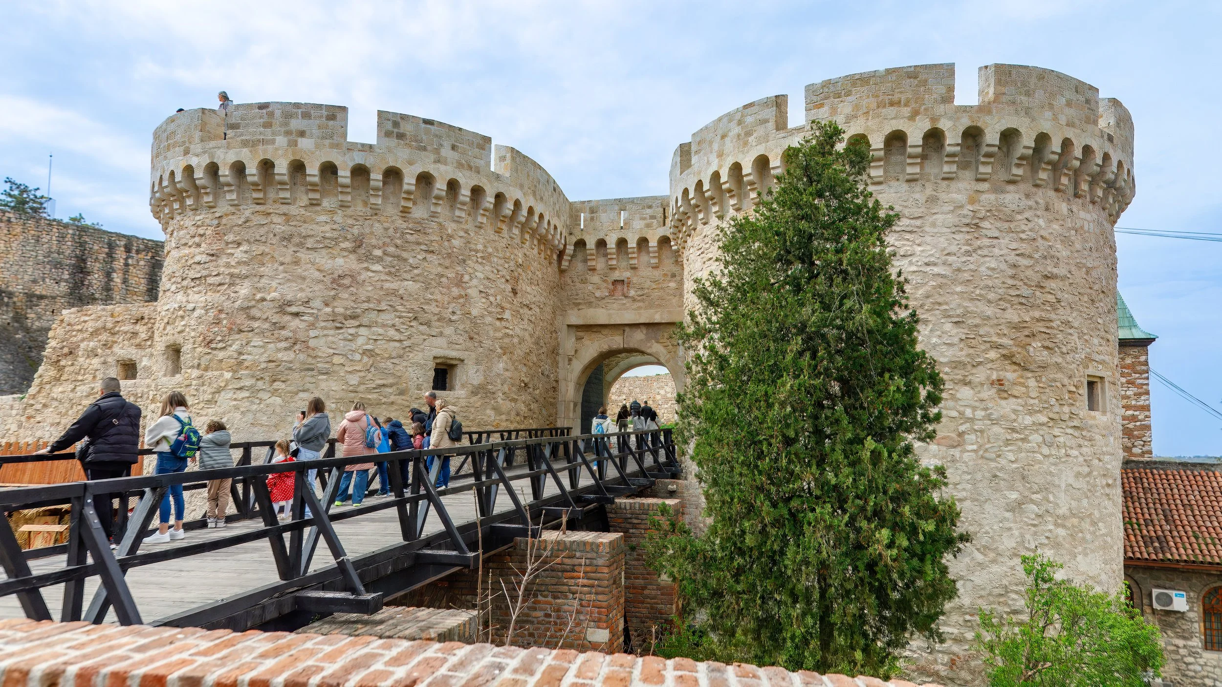  Zindan Gate Complex (1456) connects to the upper town in the Belgrade Fortress  