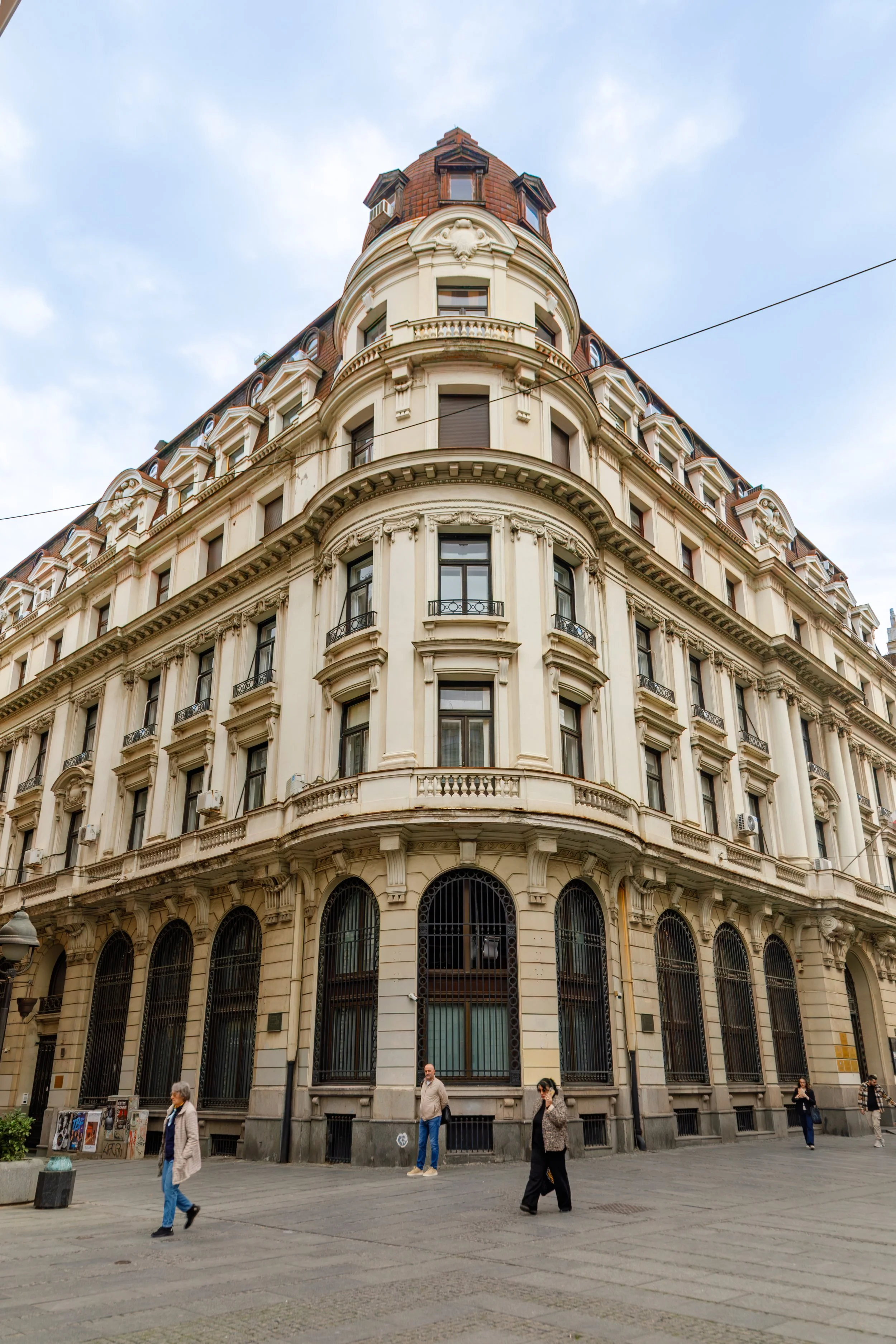  One of many historic buildings on Knez Mihailova Street 