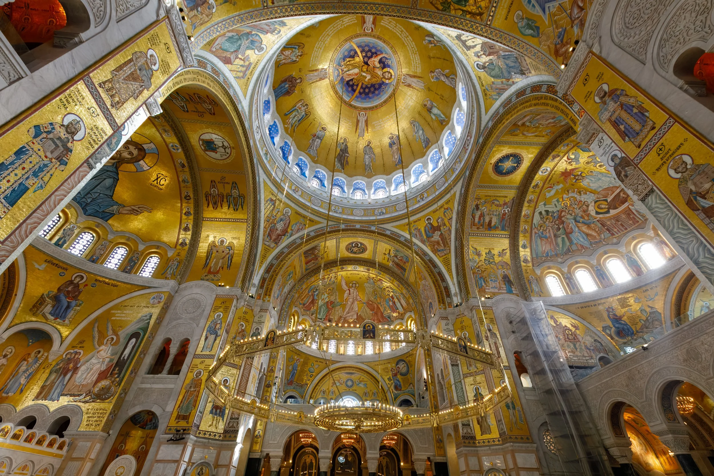  Interior of Saint Save is impressive. The building’s construction actually started in 1935, paused for the war, and was only finally completed between 1984-2020 