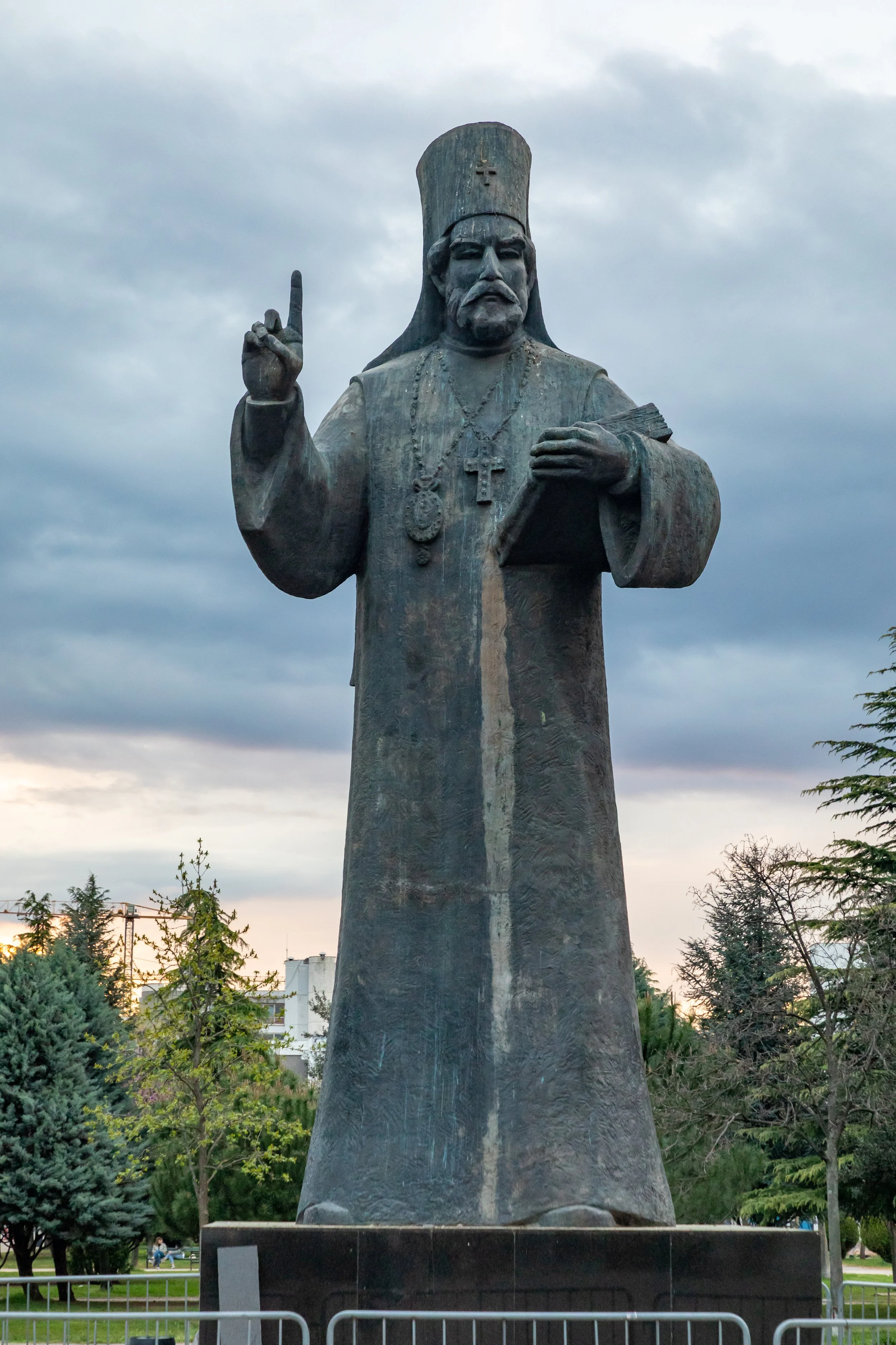 University Park and the 7m high Saint Petar of Cetinje dedicated to the military and church leader of Montenegro 