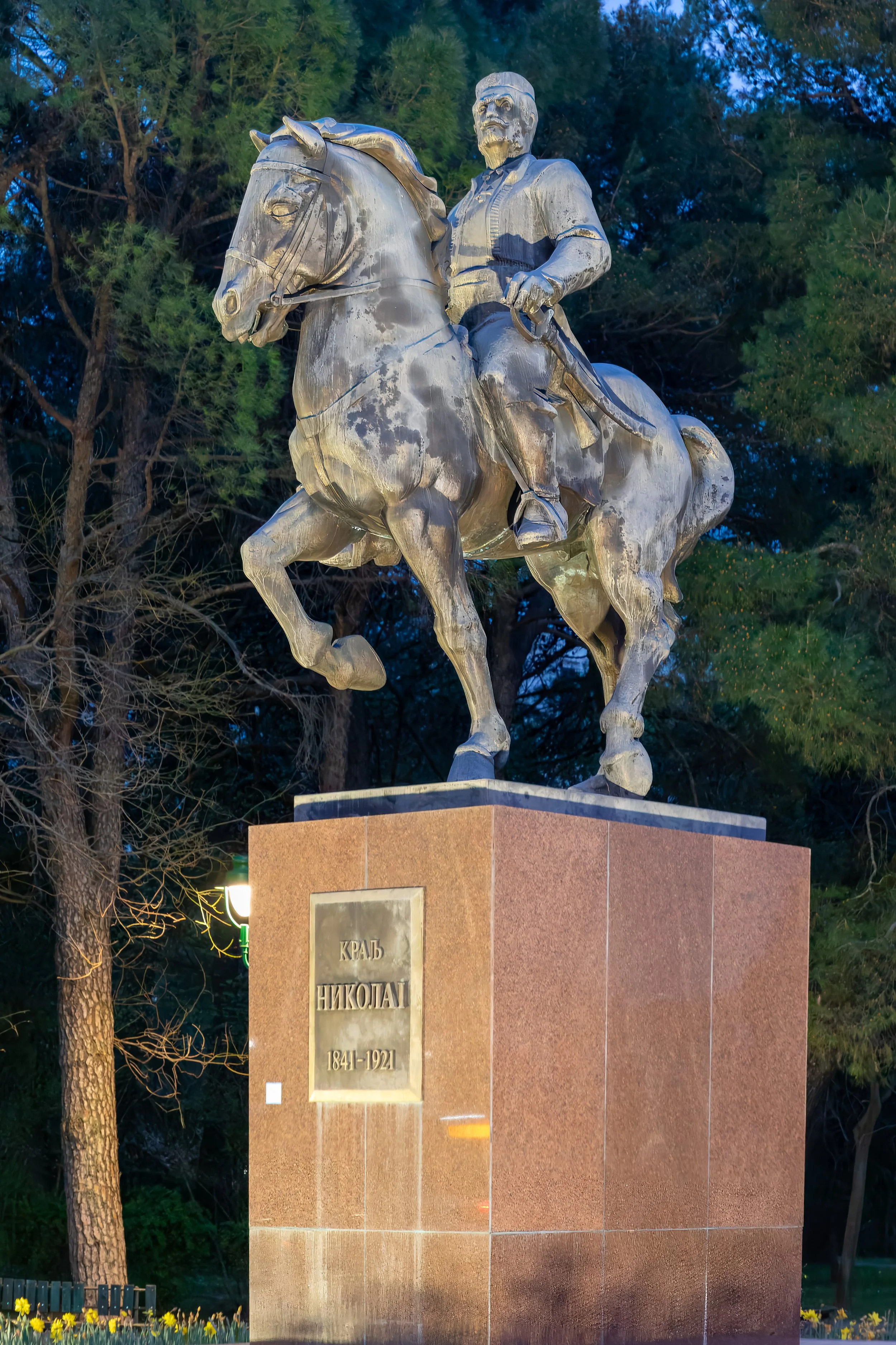  Equestrian statue of King Nikola I - the last monarch of Montenegro 