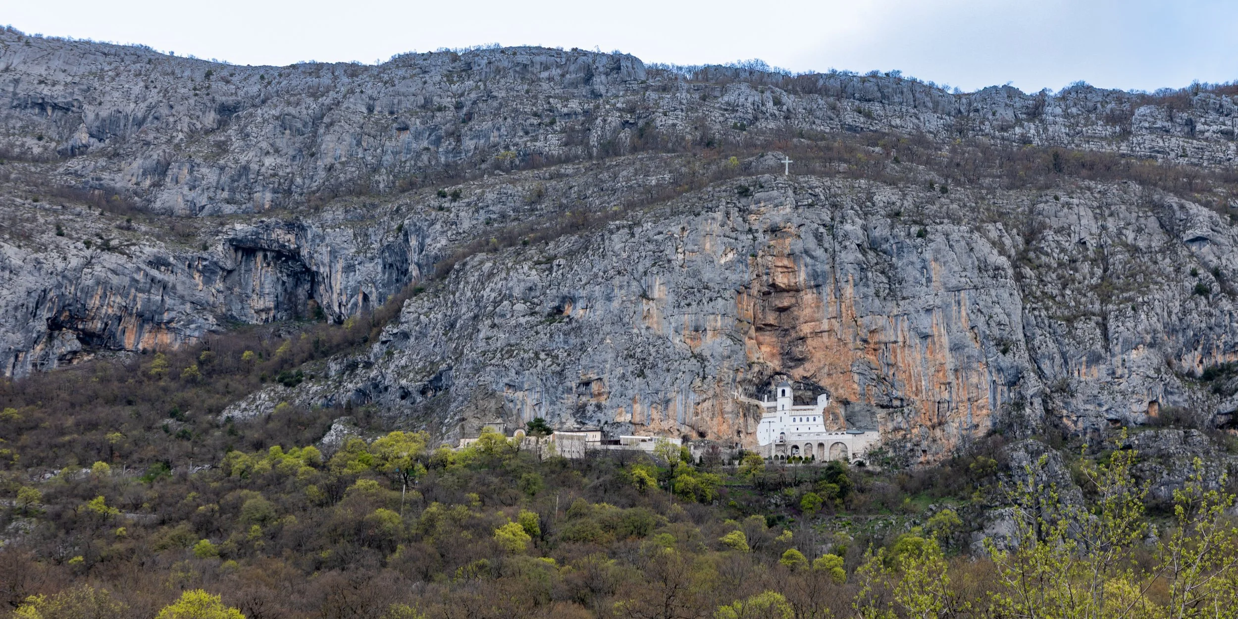  Another perspective on the Monastery as we continue our trip through the mountains  