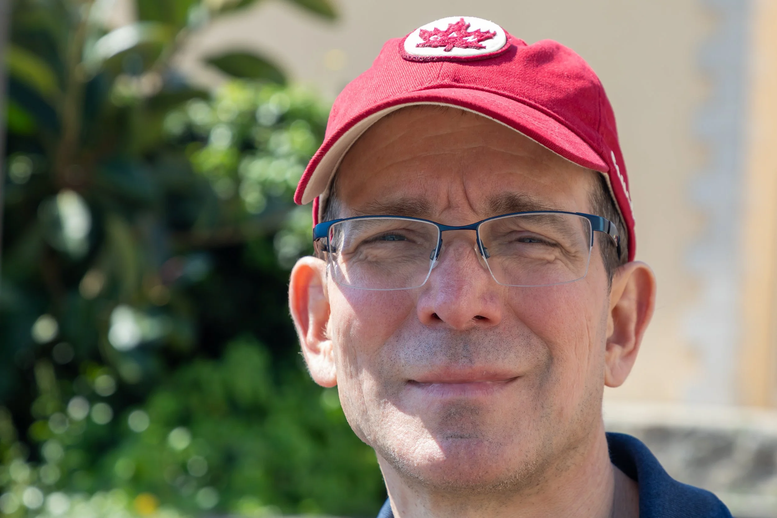  Showing off my Canada hat 
