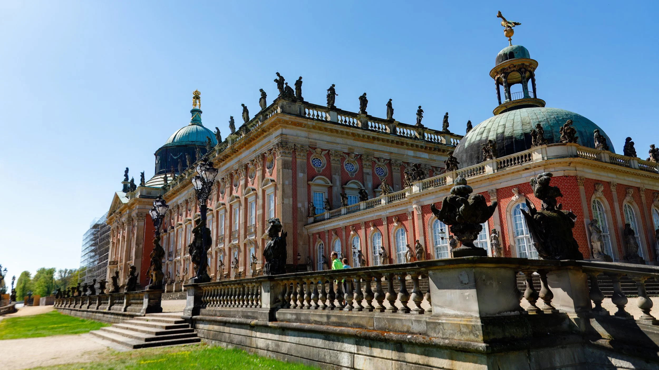  Exterior of the New Palace, built between 1763-1769 under King Friedrich II (Frederick the Great), is considered to be the last great Prussian Baroque palace 