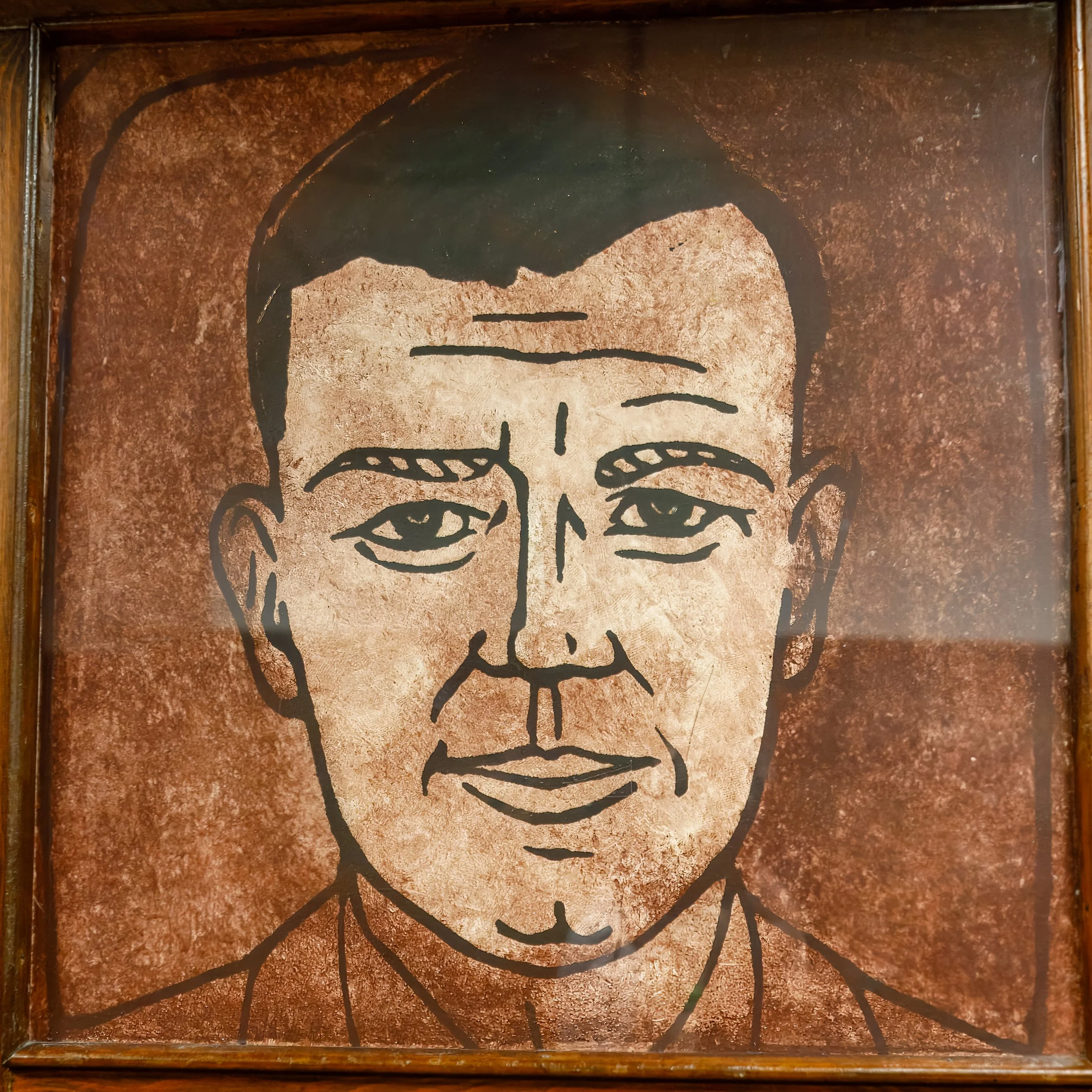  Portrait of Charles Lindbergh in the terminal 
