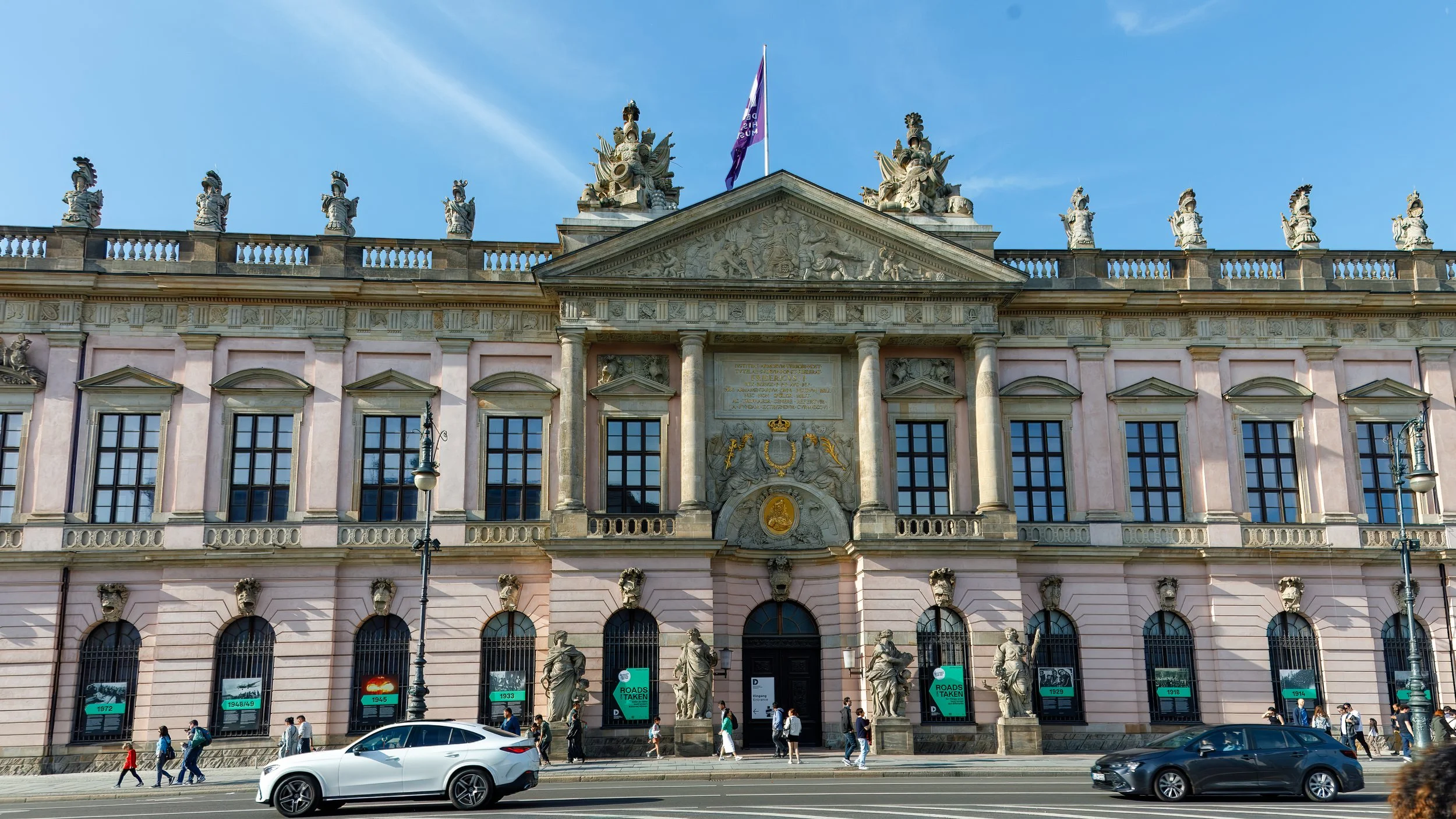  Retracing a few of our earlier steps, we stopped at Museum Island and captured a photo of the German Historical Museum 