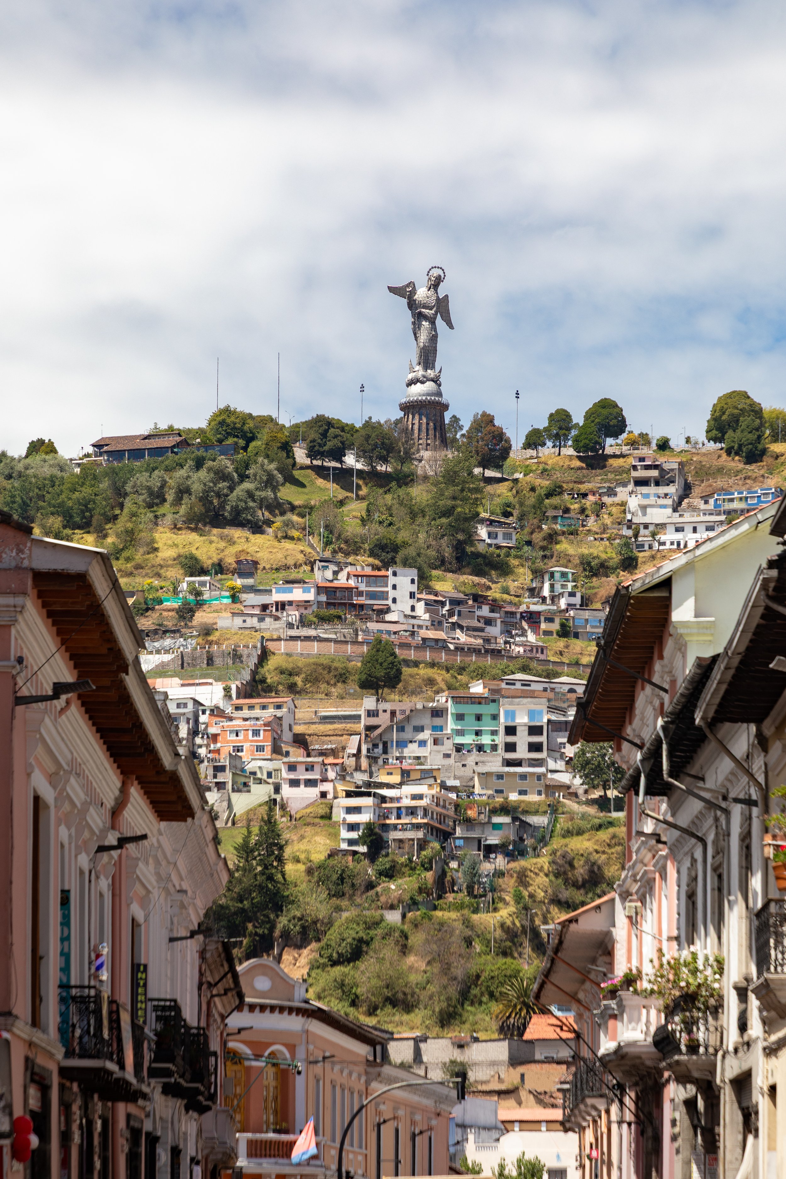  Looking back at the lookout where we started our day 