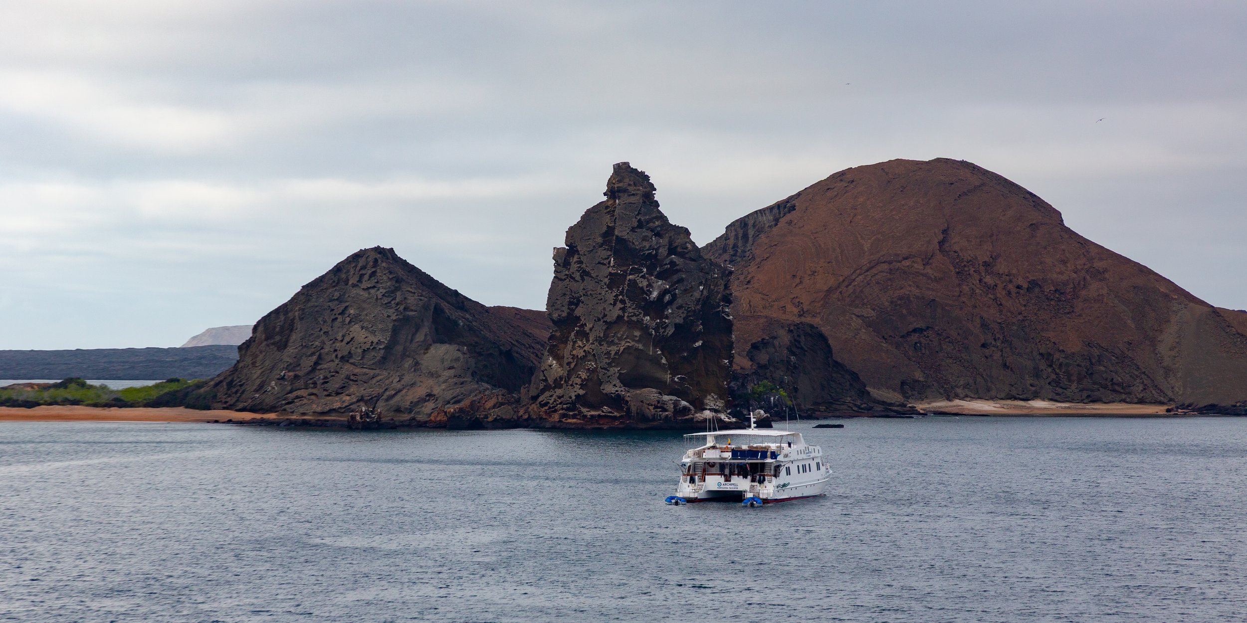  From our anchoring position, we got a preview of Pinnacle Rock on Bartolomé Island, our afternoon destination 