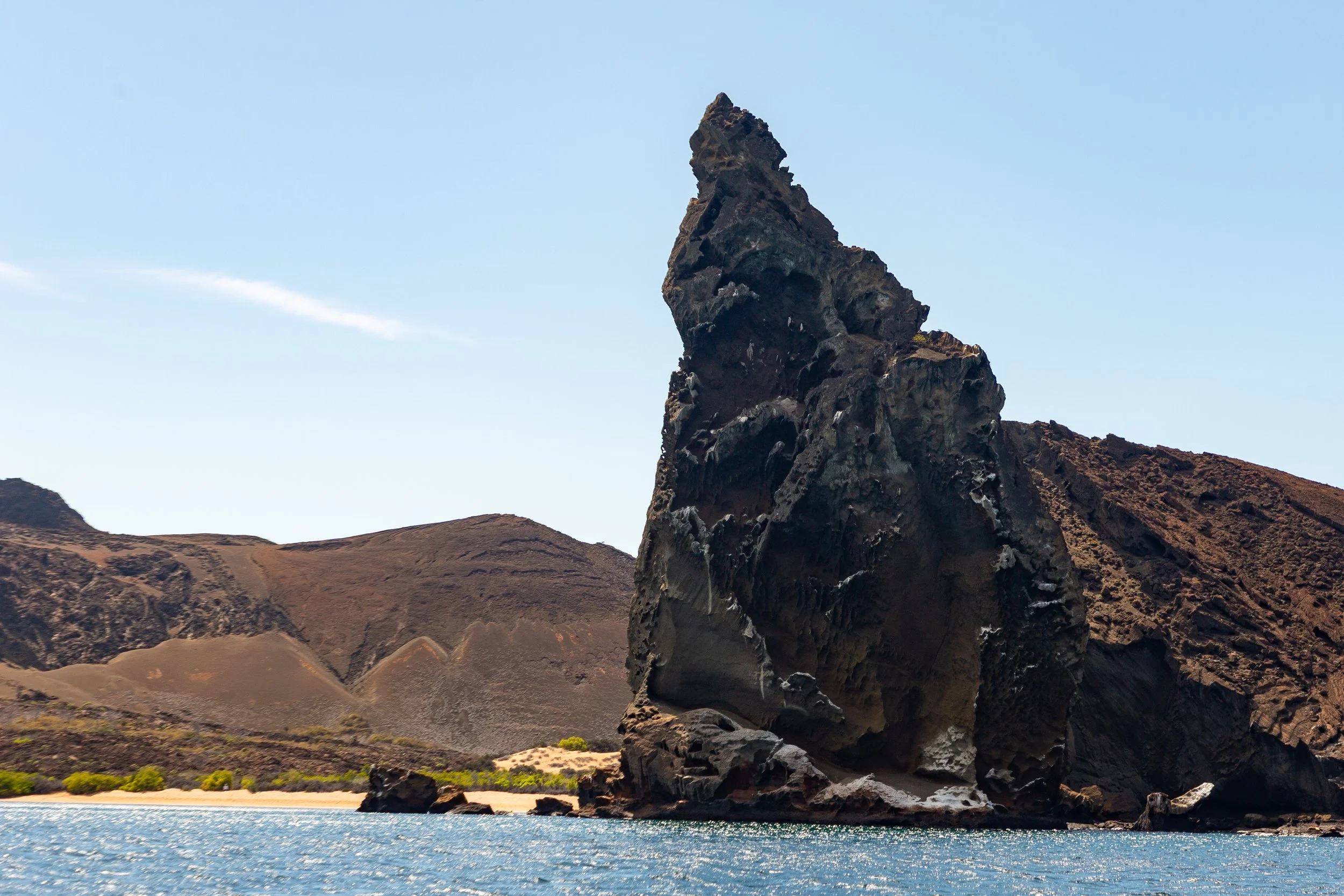  Another view of Pinnacle Rock volcanic spire on our way back to the ship 