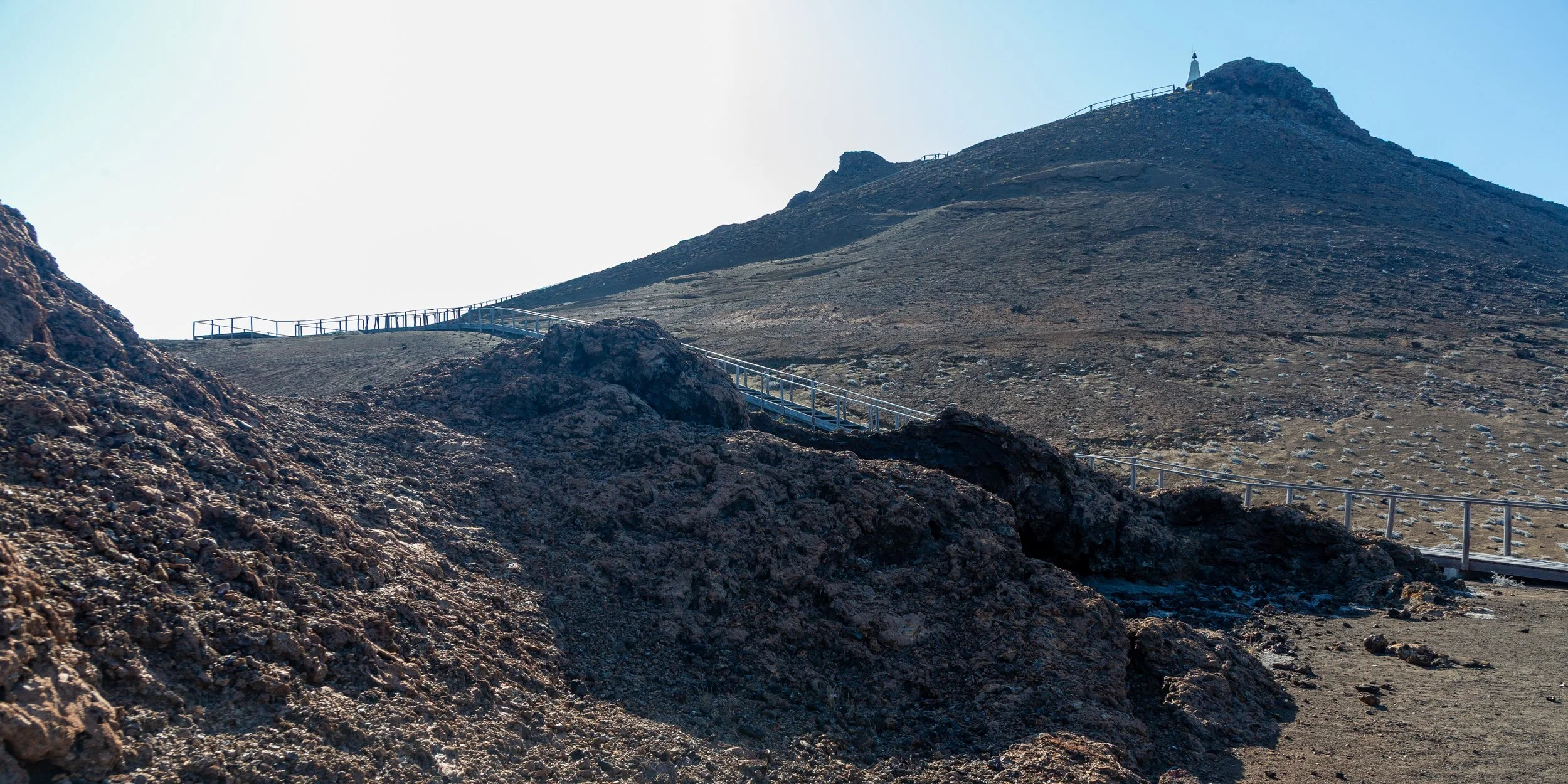  A preview of our hike to the lighthouse at the top; although it was a lot of steps, we stopped often 