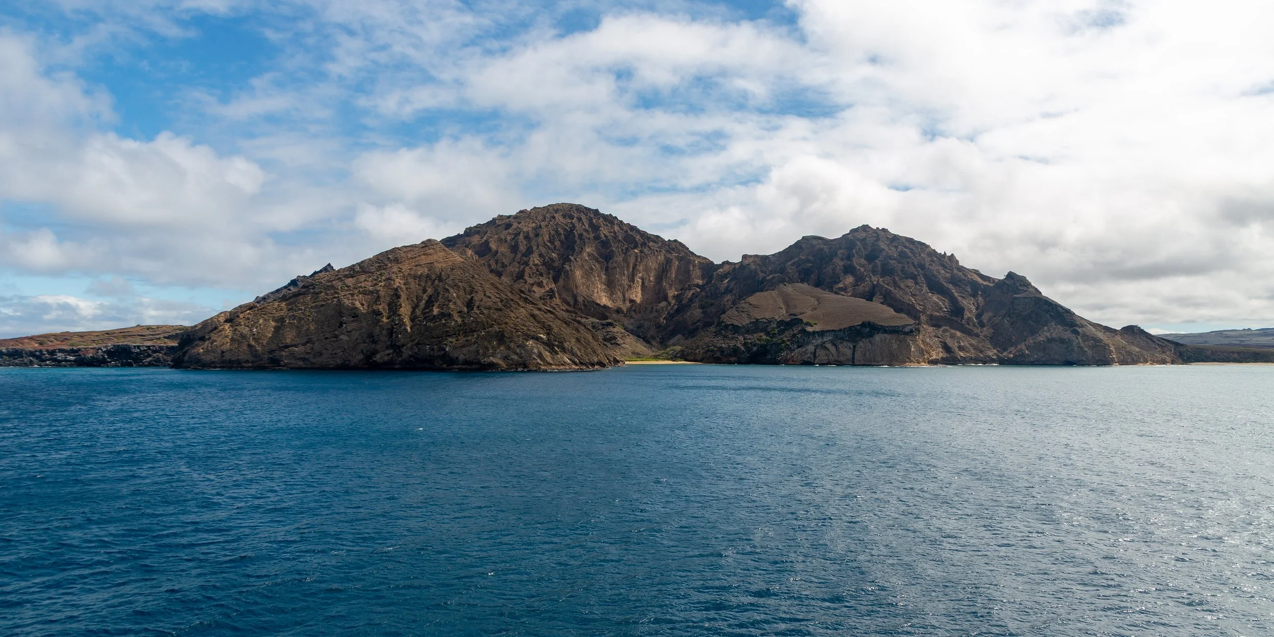  Approaching Punta Pitt and some of the peaks that we’d be climbing 
