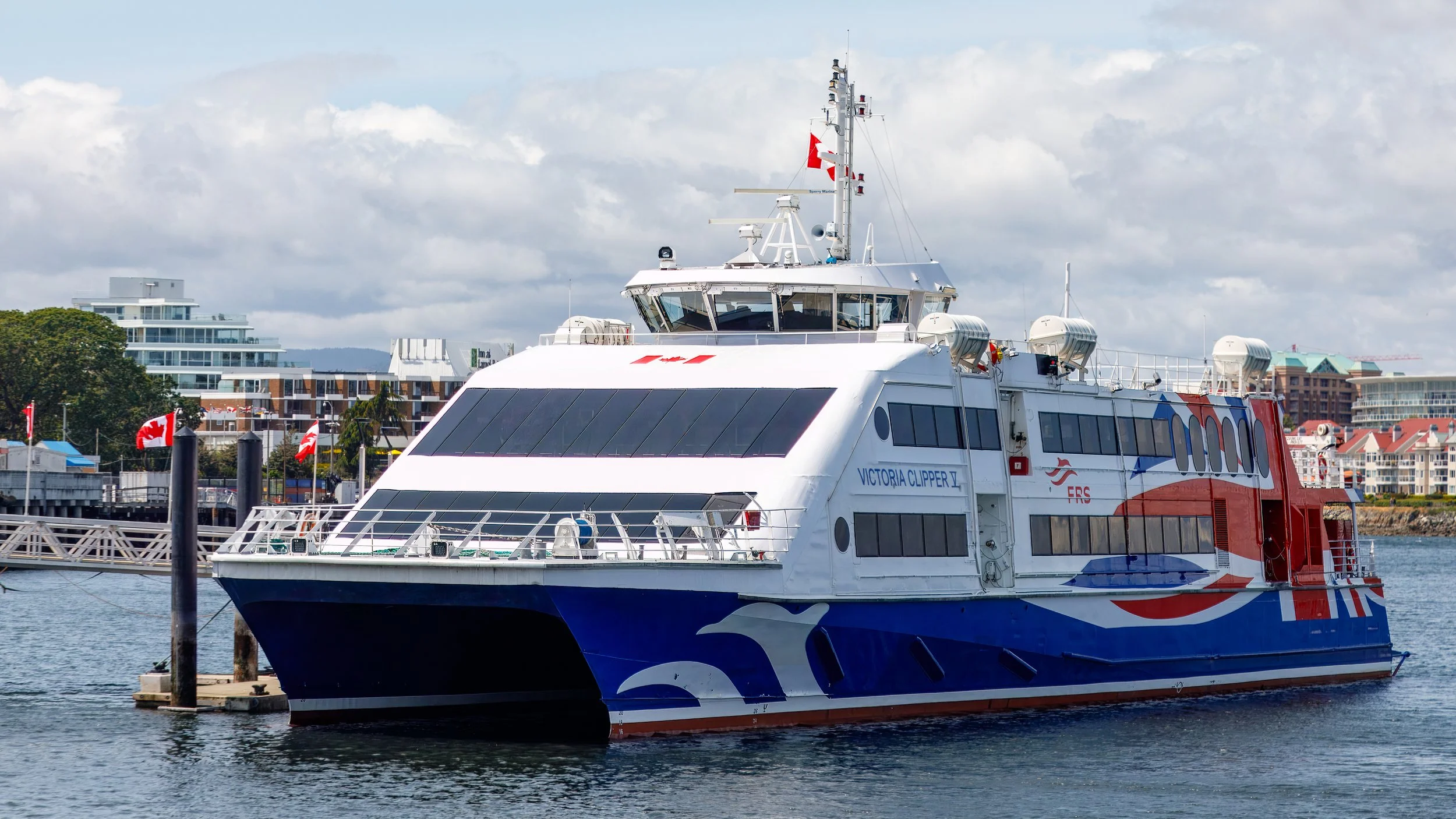  Victoria Clipper connecting Victoria to downtown Seattle in the summer 