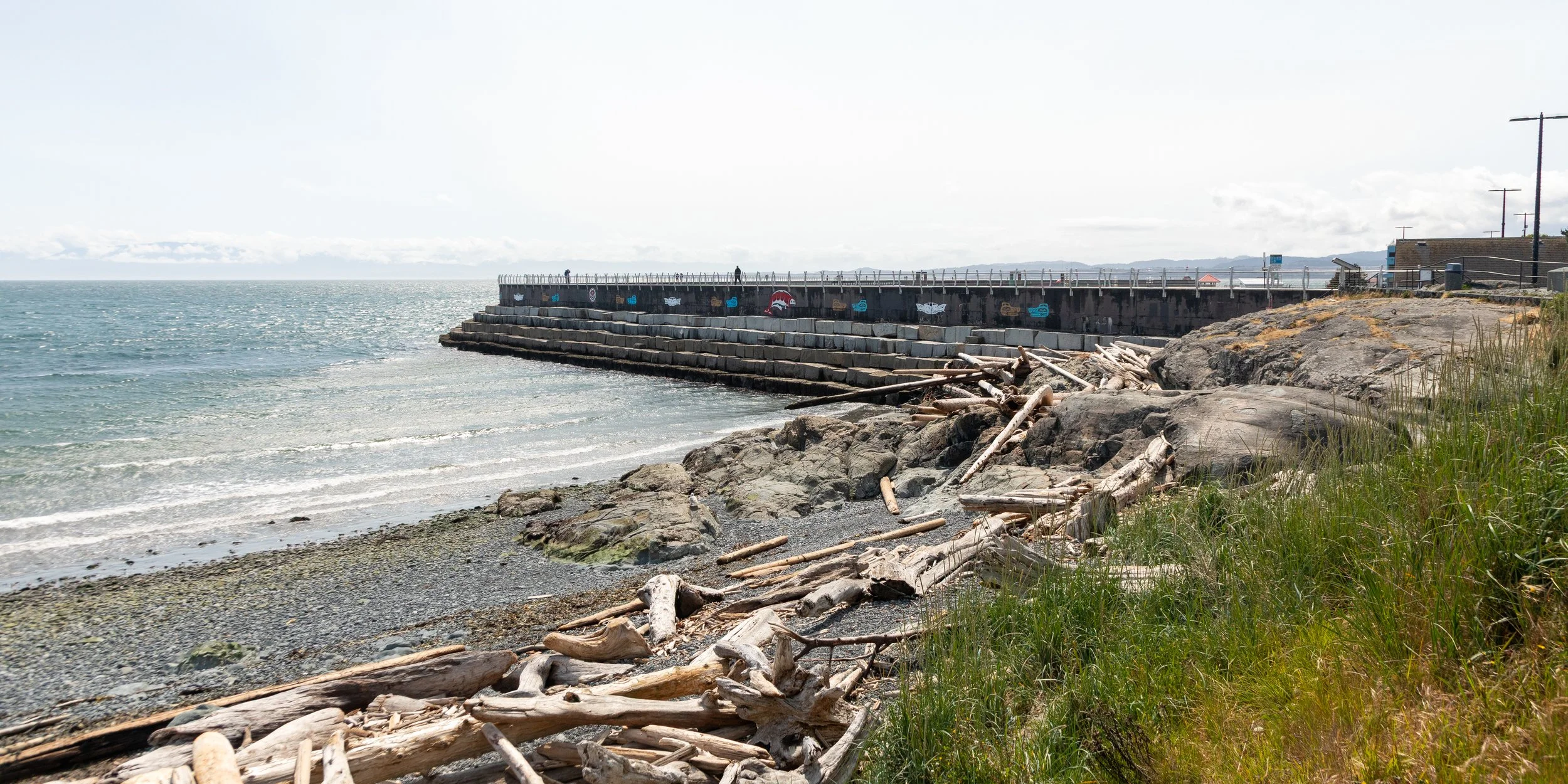  Continuing around the coastline, we reached Ogdon Point, south of downtown 