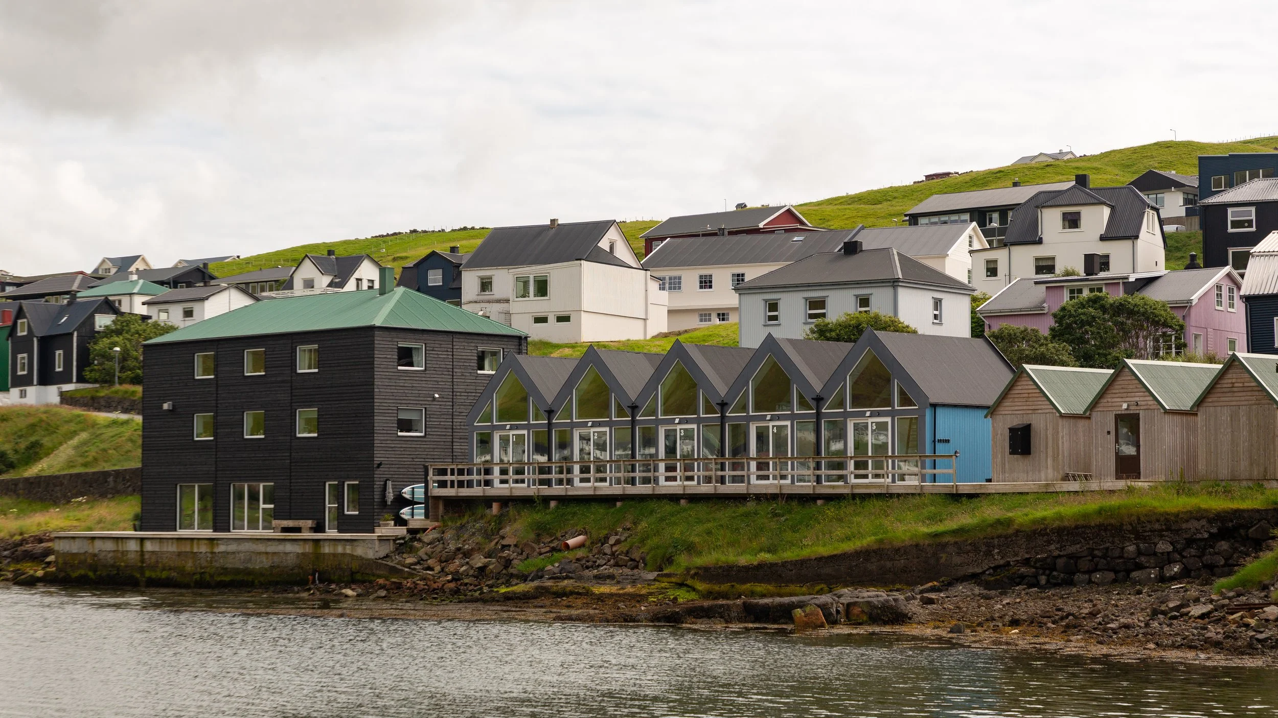  Sørvágur, one of the oldest villages in the Faroe Islands 