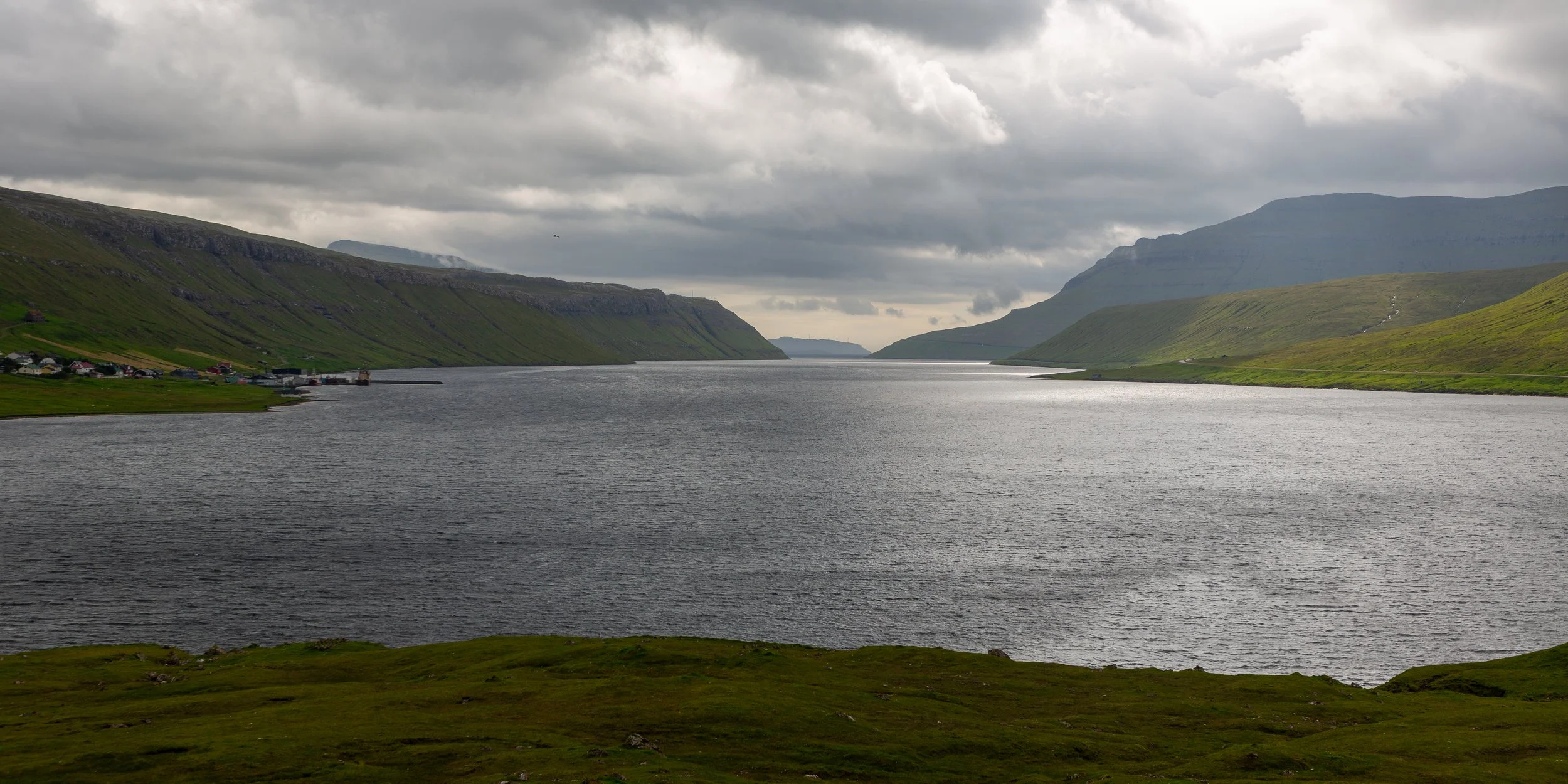  Cloud layers add to the beautiful natural coastline 