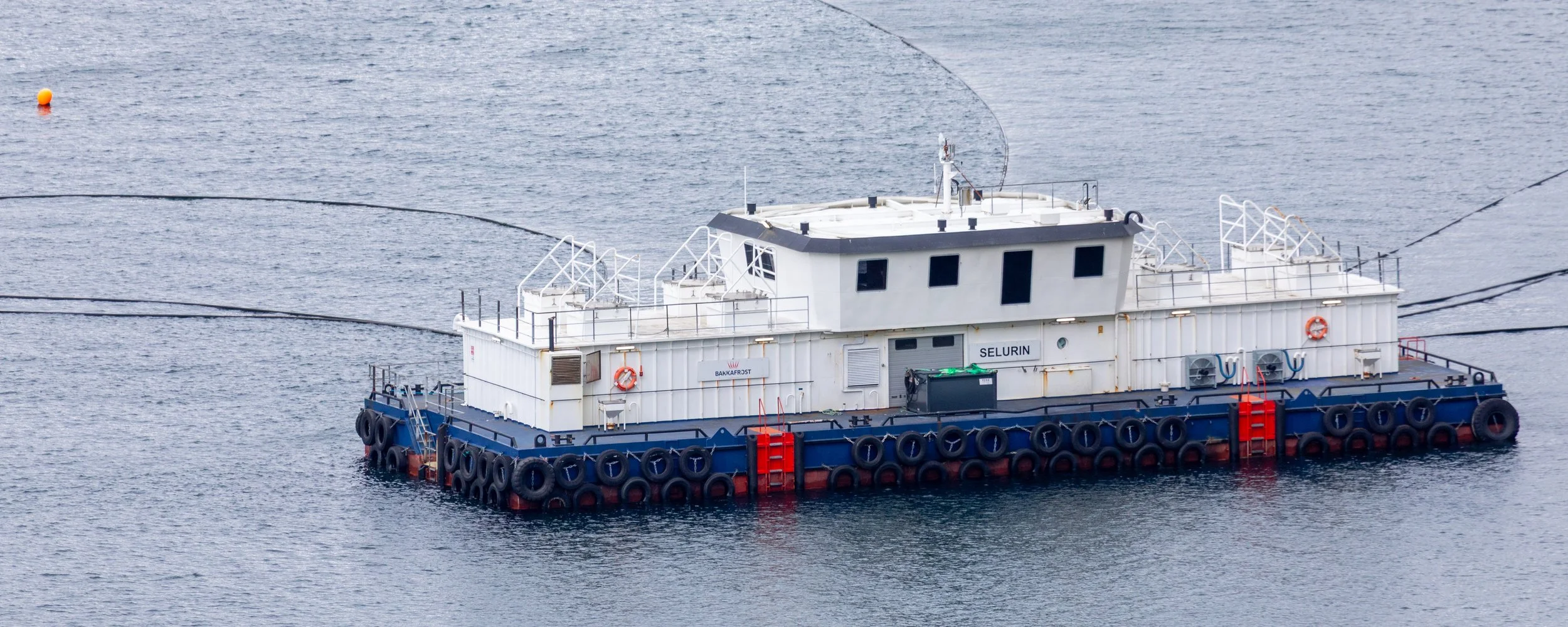  Another barge supporting the farmed salmon industry 