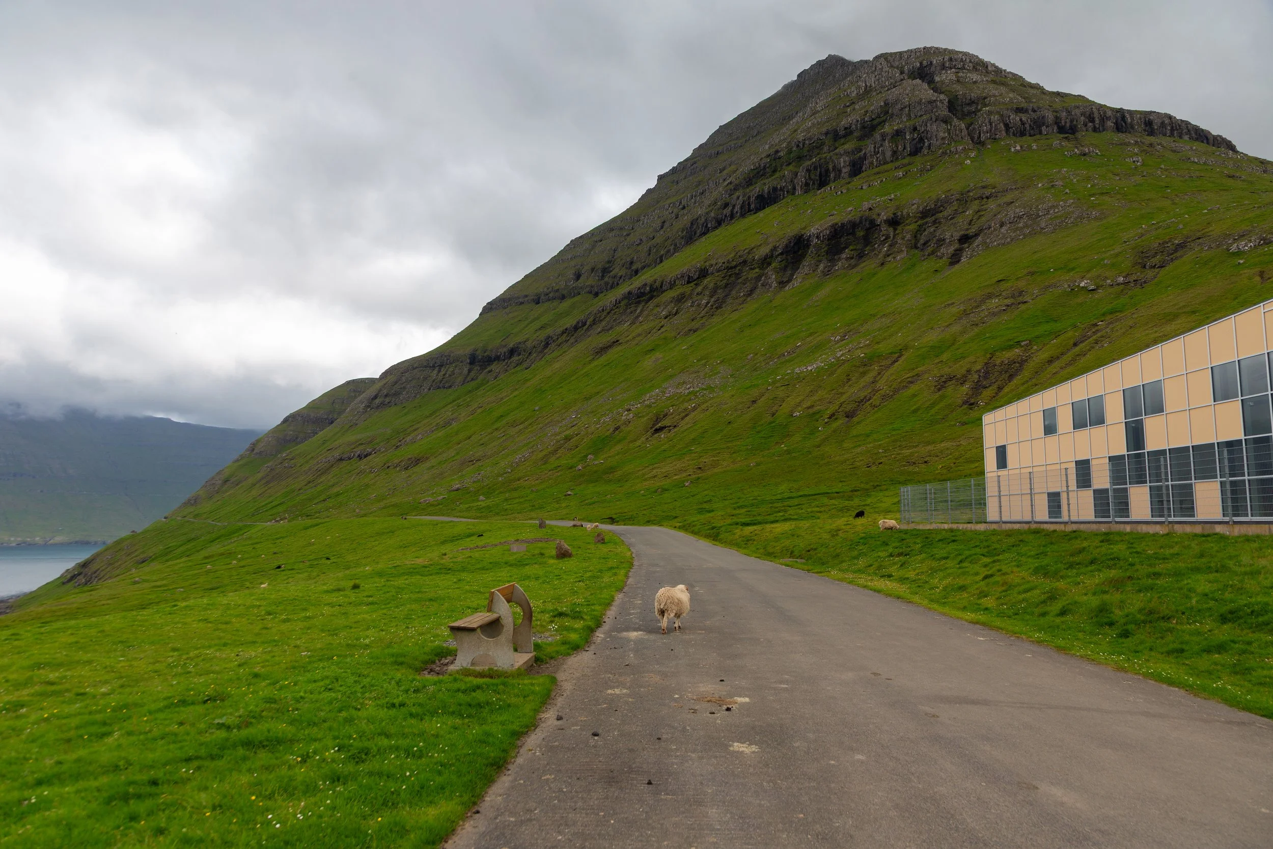  Looking ahead to the narrow road that will lead us along the coast 