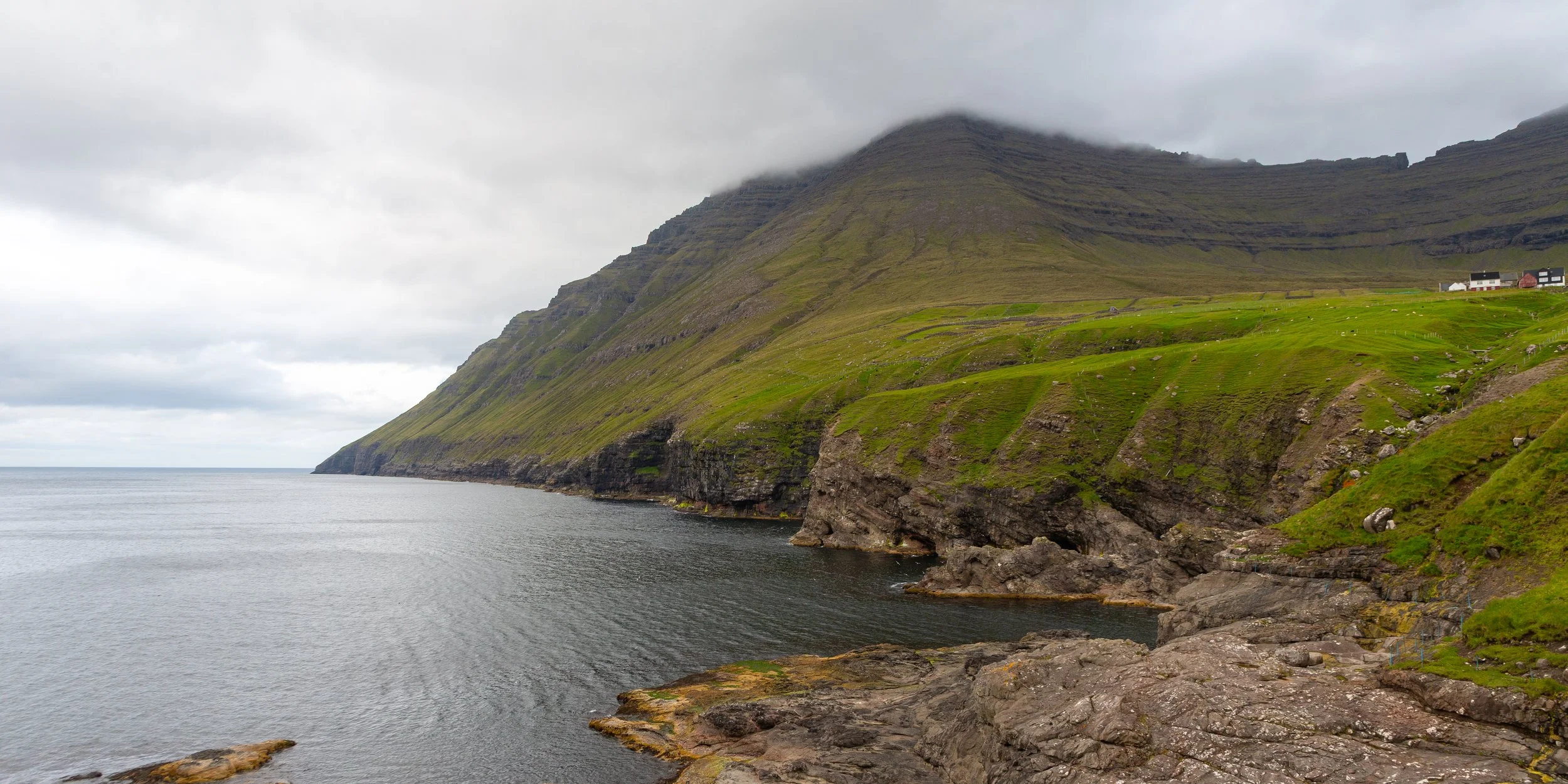  Continuing our tour of the islands, we make our way back through Borðoy to Viðoy, the  northernmost island in the Faroes 