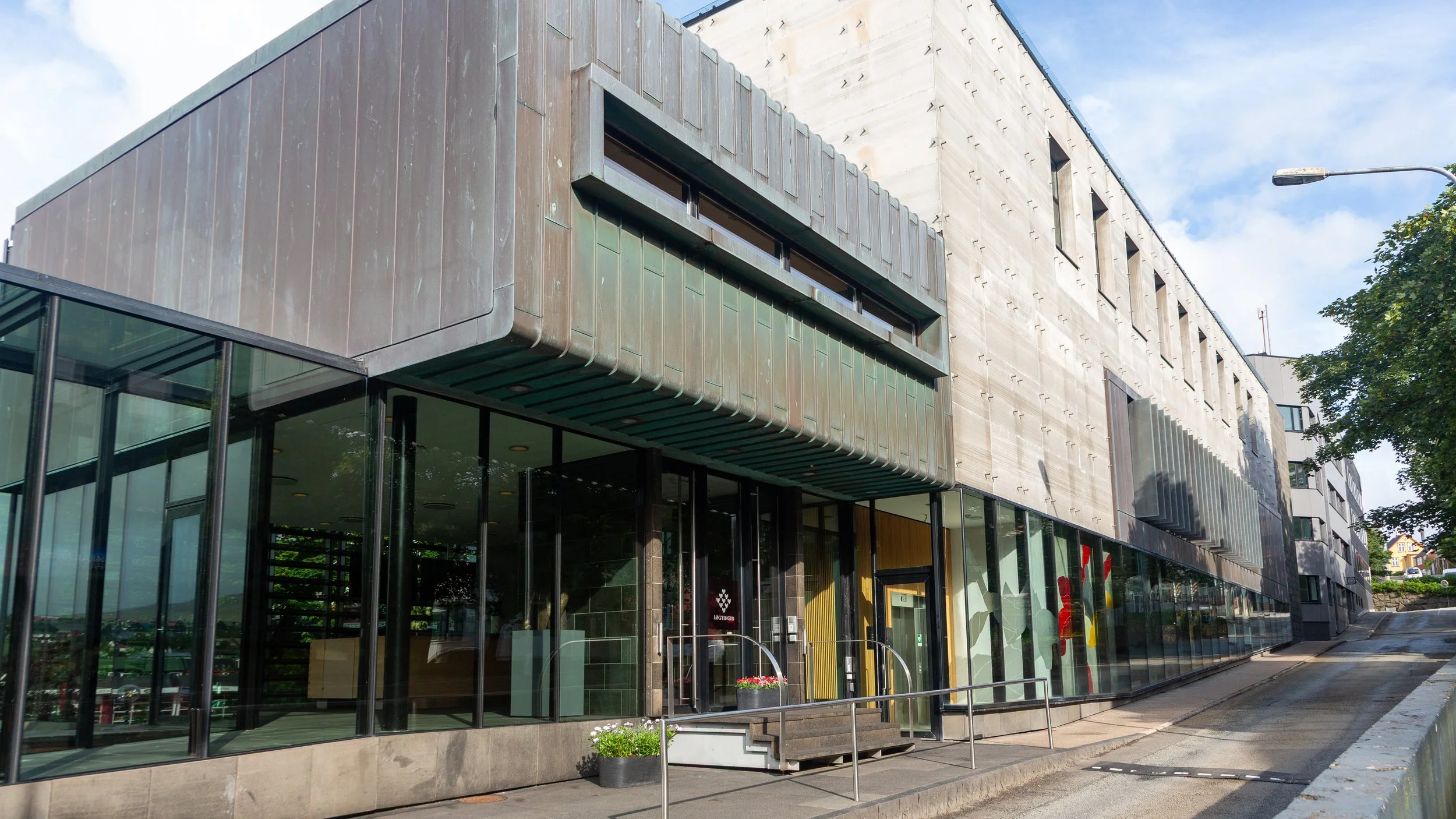  Tórshavn: The modern Parliament of the Faroe Islands (Løgting) 