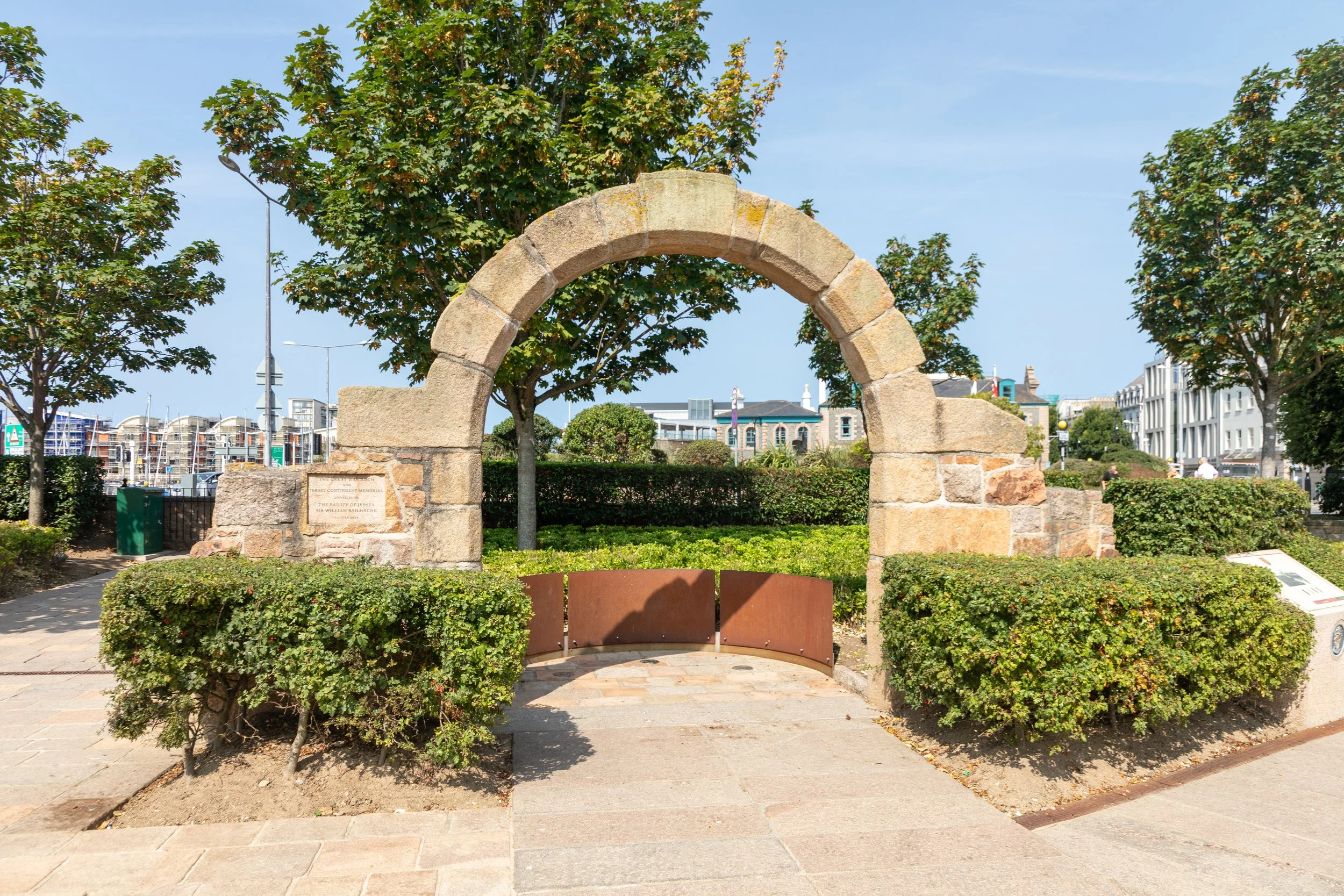  Great War Arch, located at Weighbridge Place, commemorates more than 8,600 islanders who fought in the Great War&nbsp; 