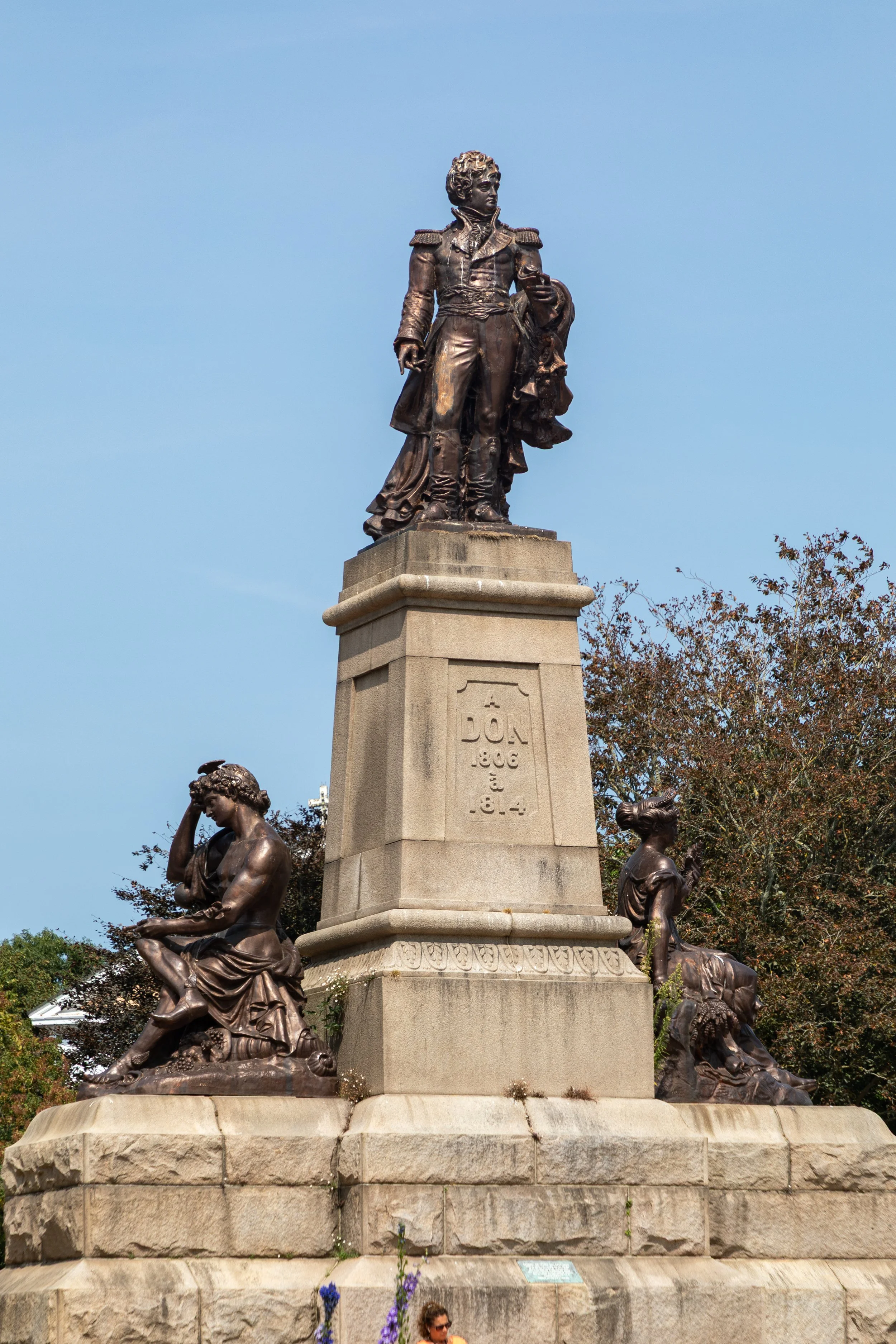  1885 Monument of General Sir George Don (1756-1832), located in The Parade garden, designed by Pierre Robinet 