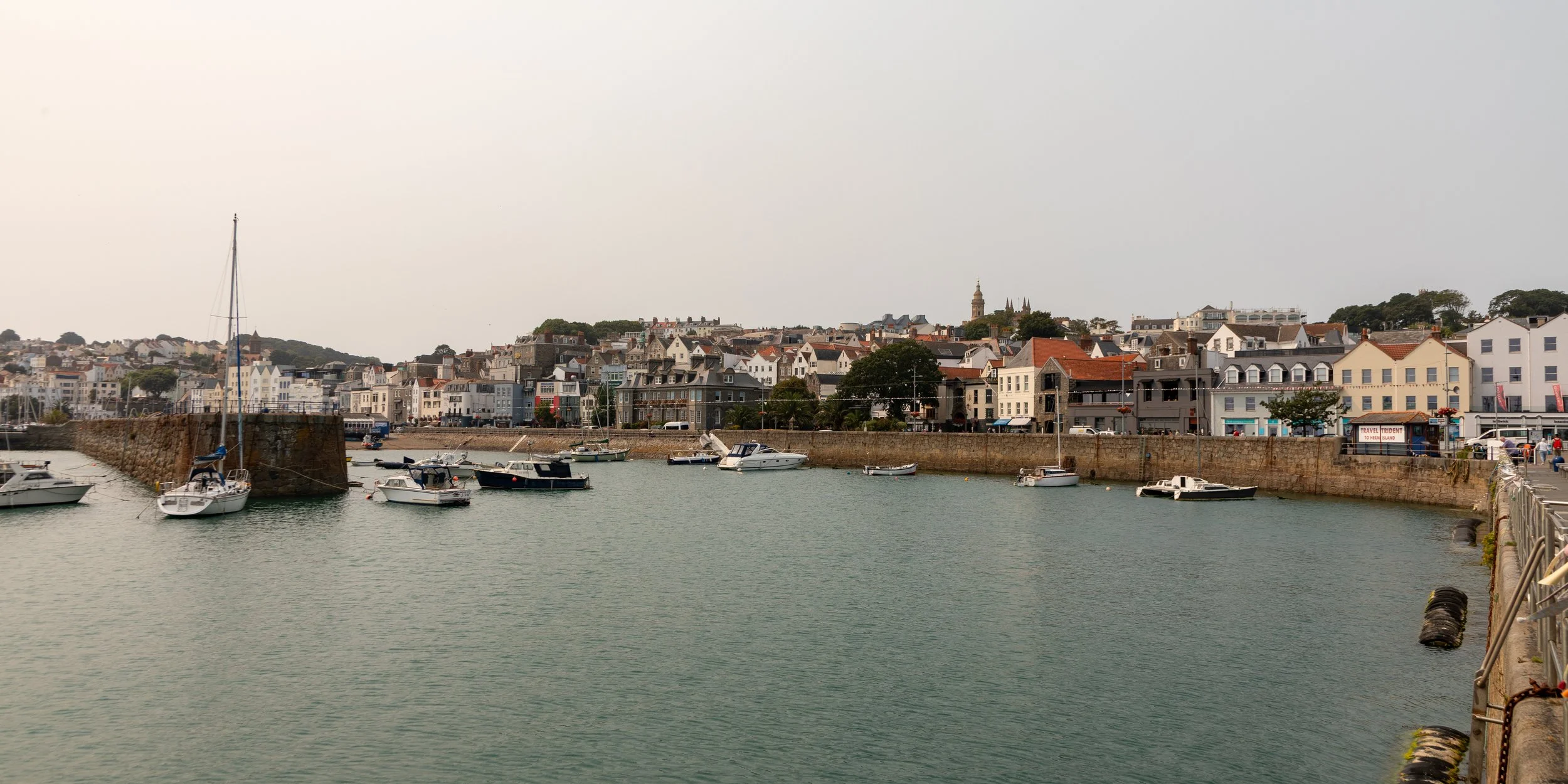  With the tour officially over, we are back at St Peter Port 