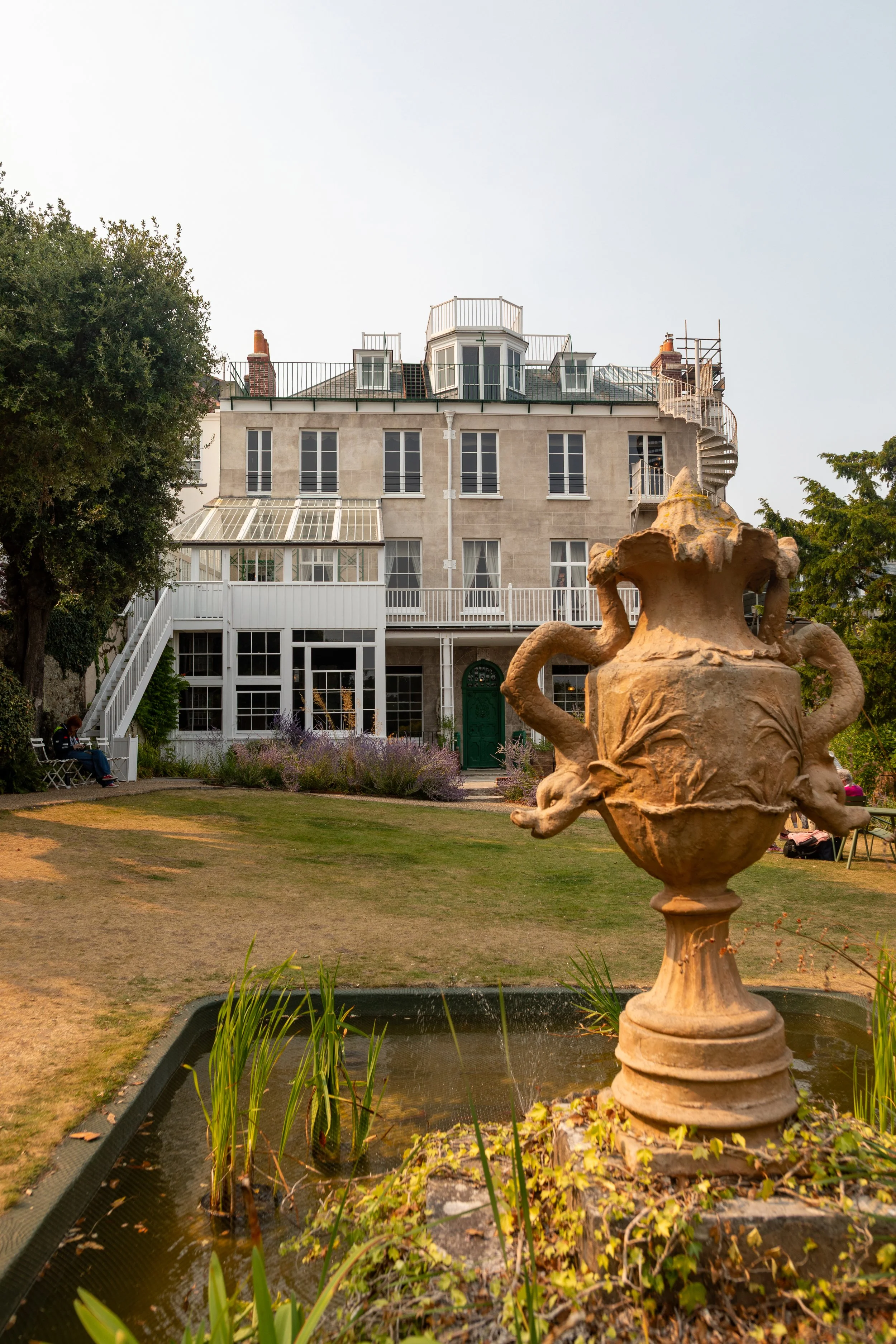  Grounds of Hauteville House, where Hugo lived from 1856 to 1870, during a period in which he wrote Les Misérables and Toilers of the Sea 