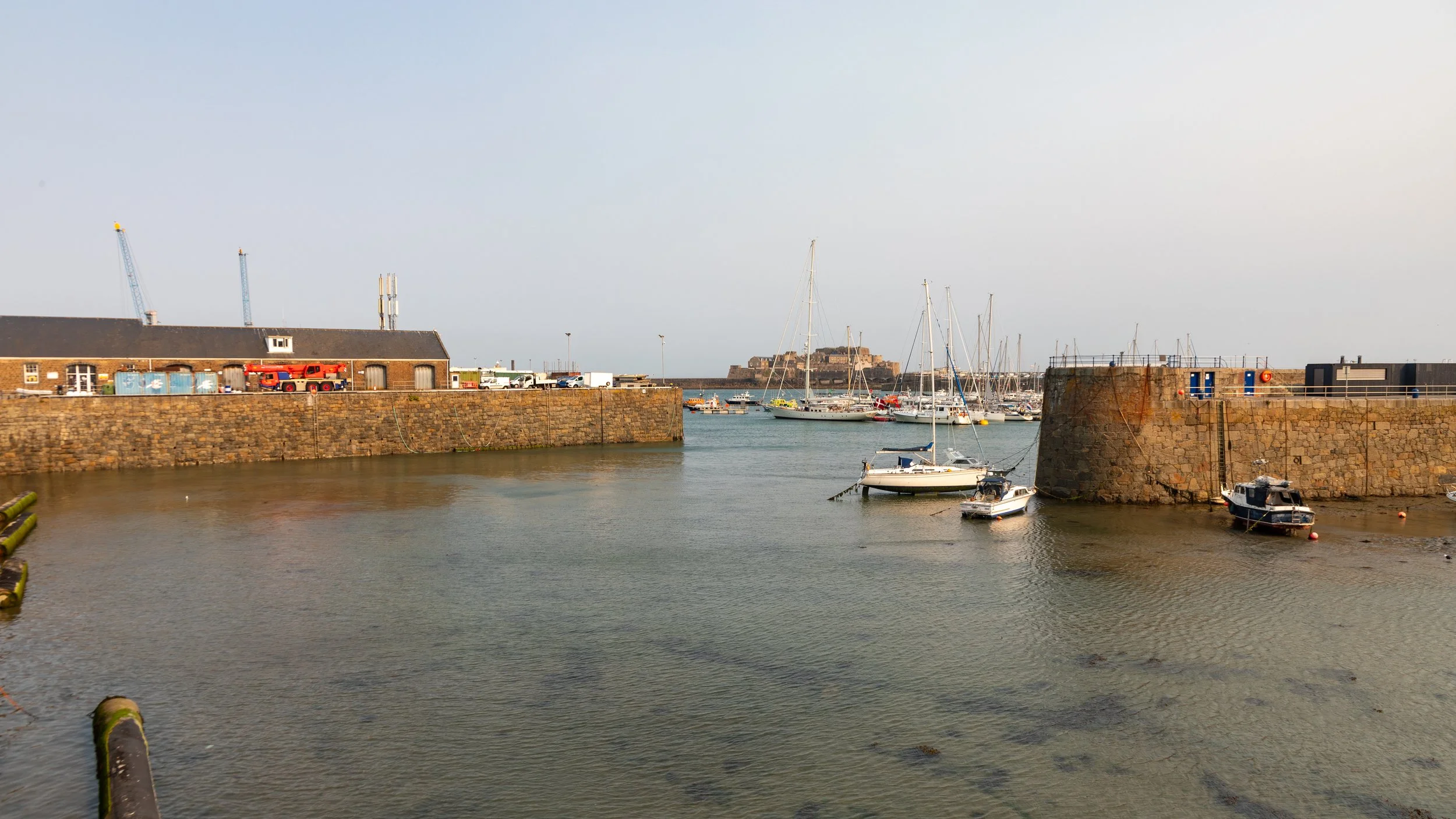  Catching a few shots of the harbour as we wait for the ferry back to Jersey 