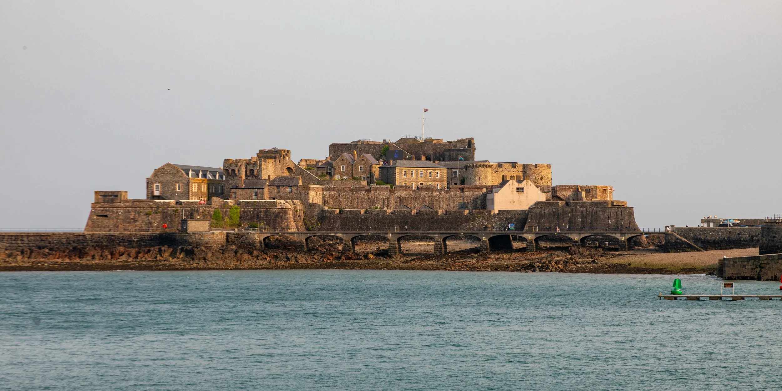  Zooming into the structure of the 5 acre Castle Cornet complex 