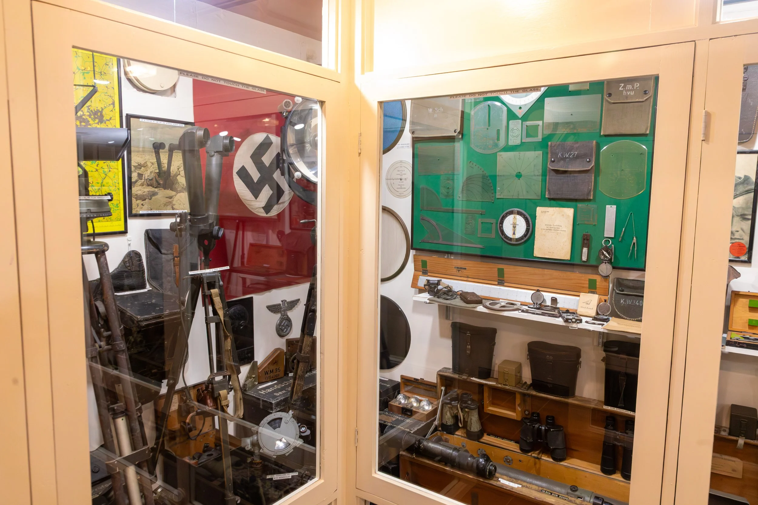  Some of the relics on display 