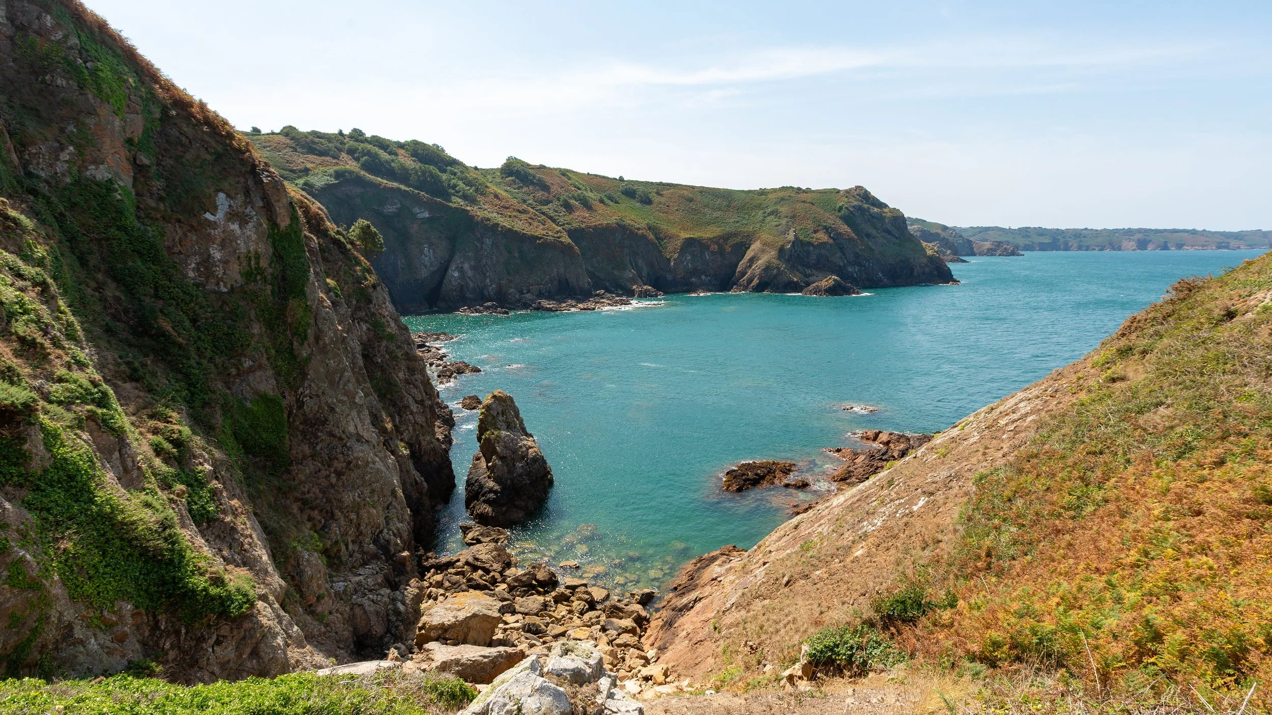  Last look at the rocky coastline before hiking back to the car and heading to the airport 