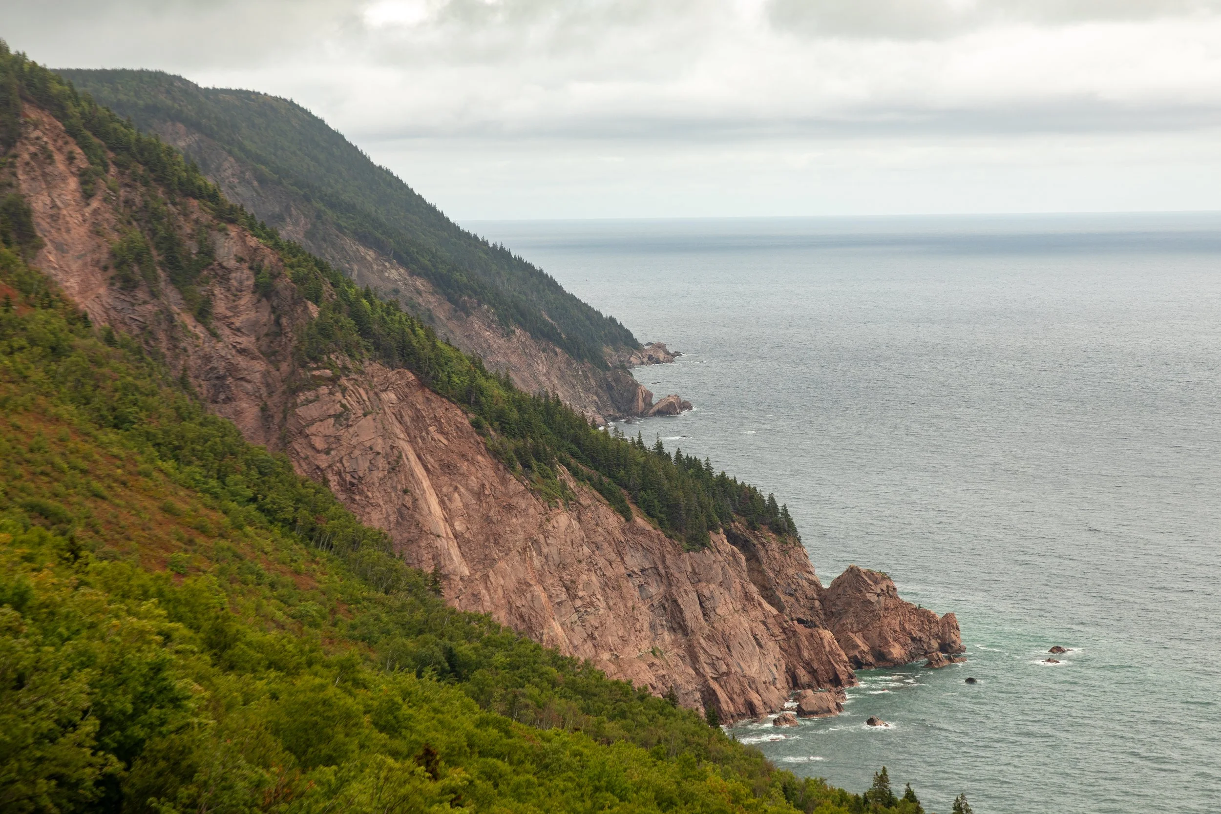  More of the rugged east coast of Cape Breton, as we continued along the trail highway 
