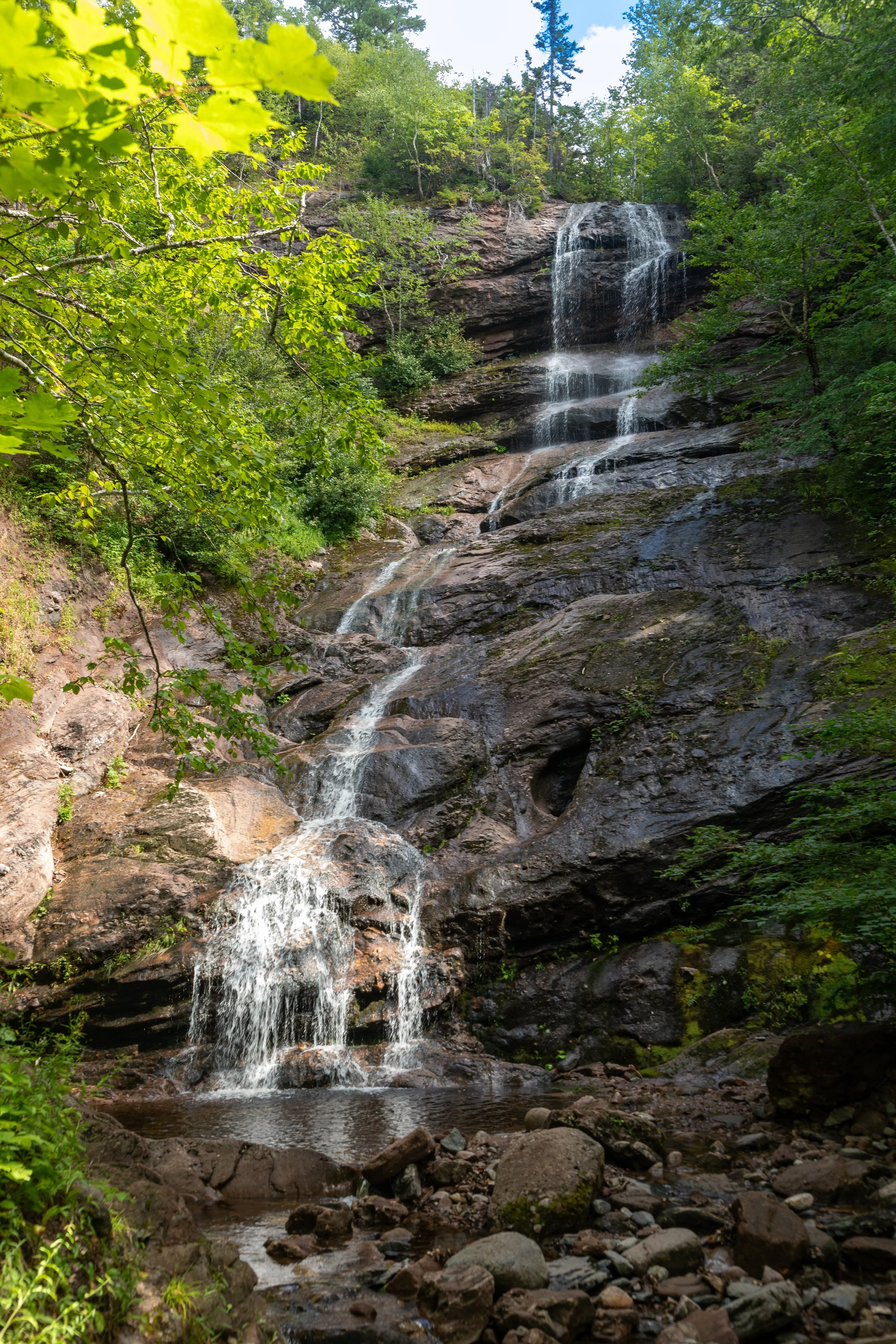  The reward for our hike to 65ft Beulach Ban Falls 