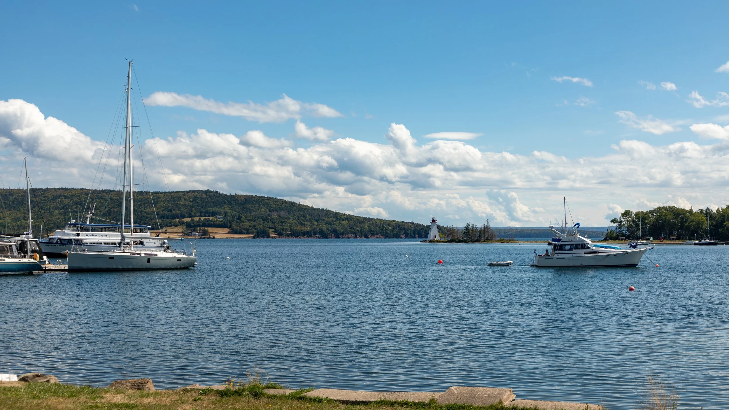  Baddeck Bay, from the town of Baddeck 