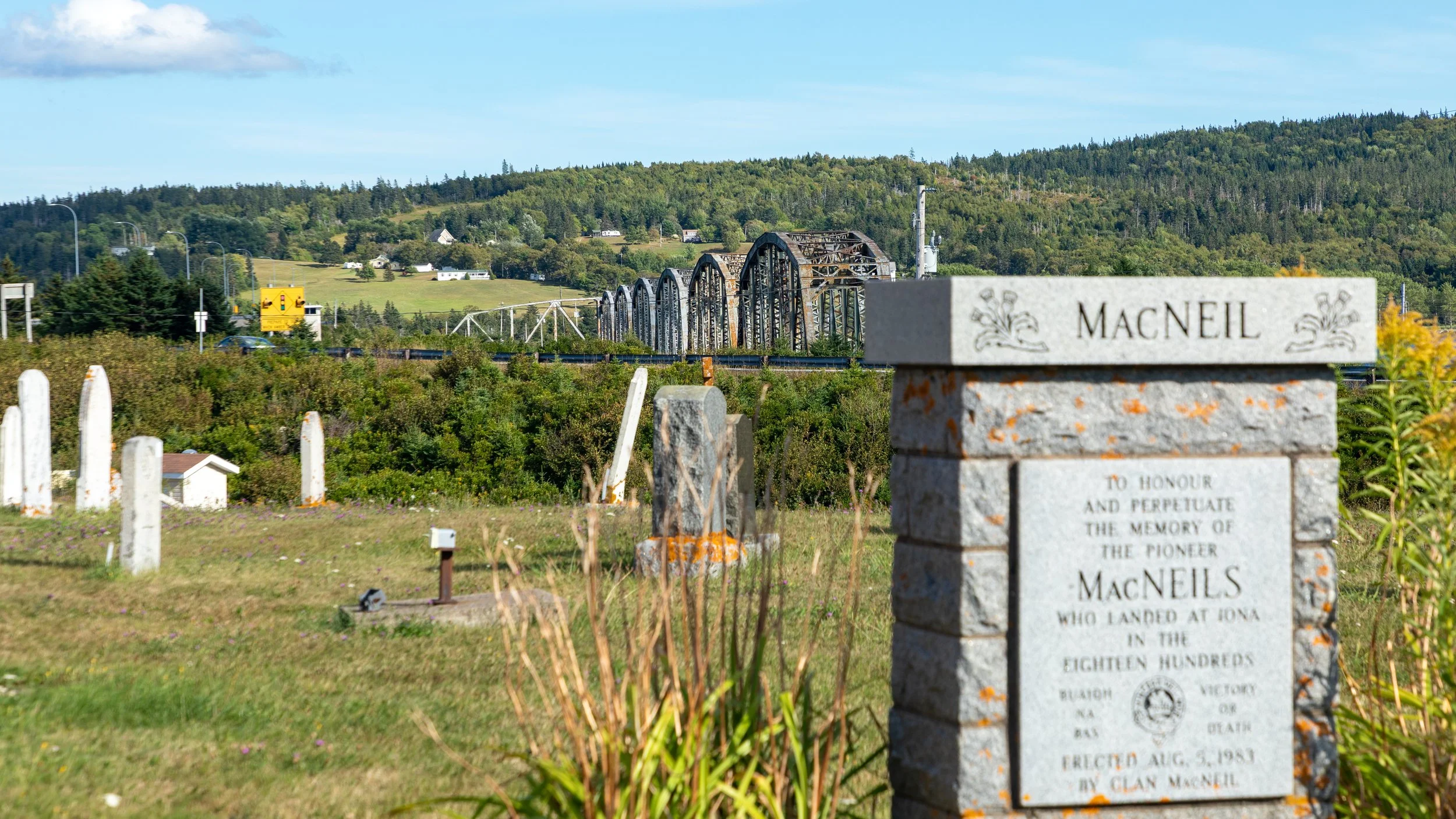  Continuing our afternoon drive, we stopped at a scenic cemetery  