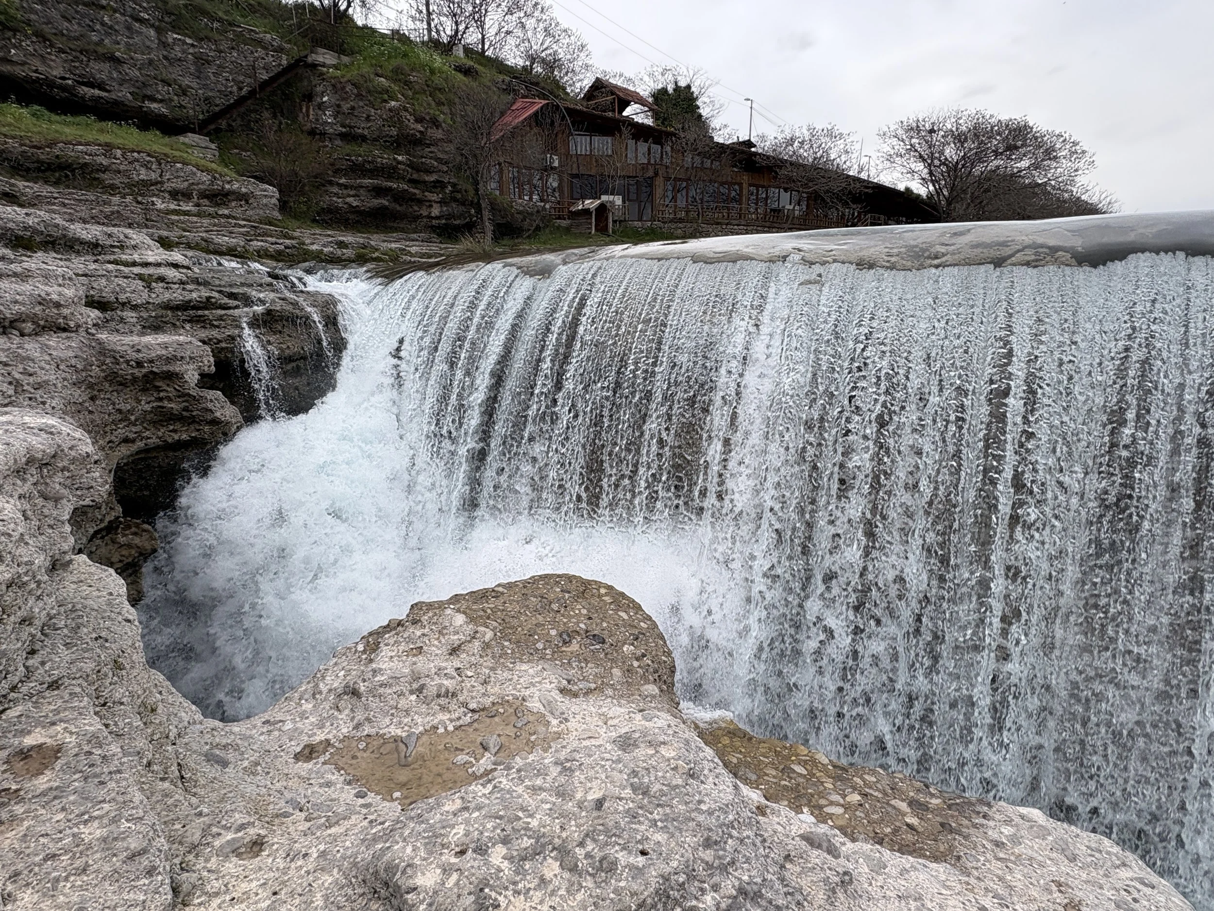  Not as large as our Niagara Falls, but was nice to stretch our legs out and explore 